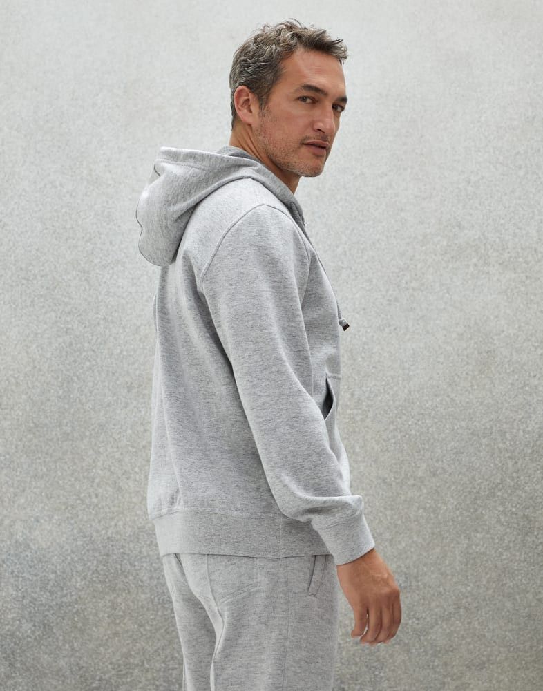 Brunello Cucinelli o1w1db10924 Cardigan Sweatshirt in Open Grey Size US M / EU 48-50 / 2 - 3 Thumbnail