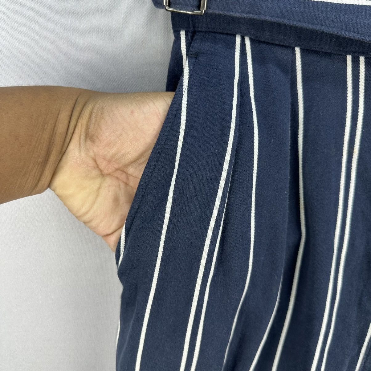 Phlannel Phlannel British Gurkha Maxi Skirt Ladies Blue Stripe Size 28" / US 6 / IT 42 - 10 Thumbnail