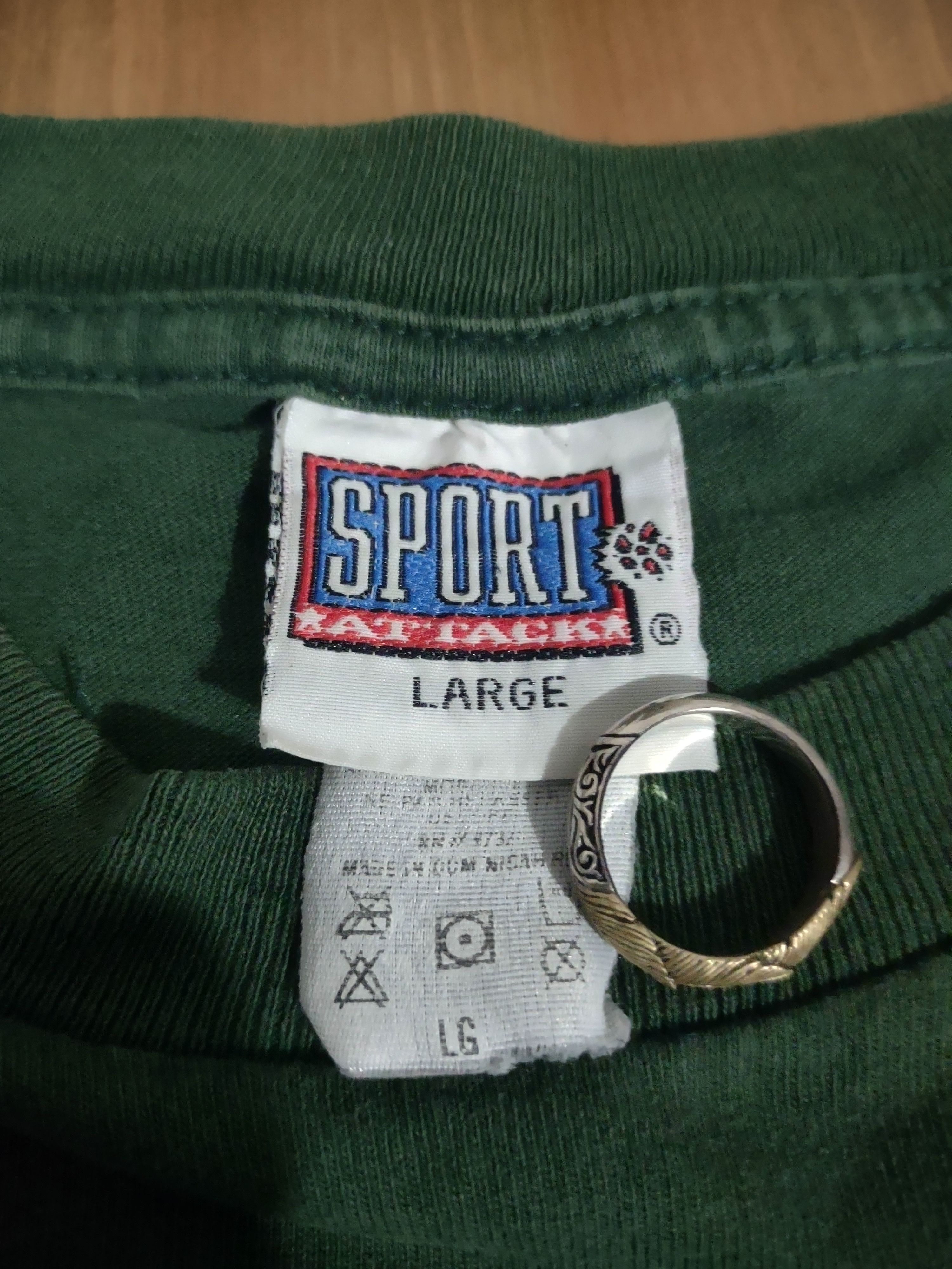 NFL × Vintage VTG 90s VATJ New York Jets Vinny Testaverde Sport Attack Tee Size US L / EU 52-54 / 3 - 6 Thumbnail