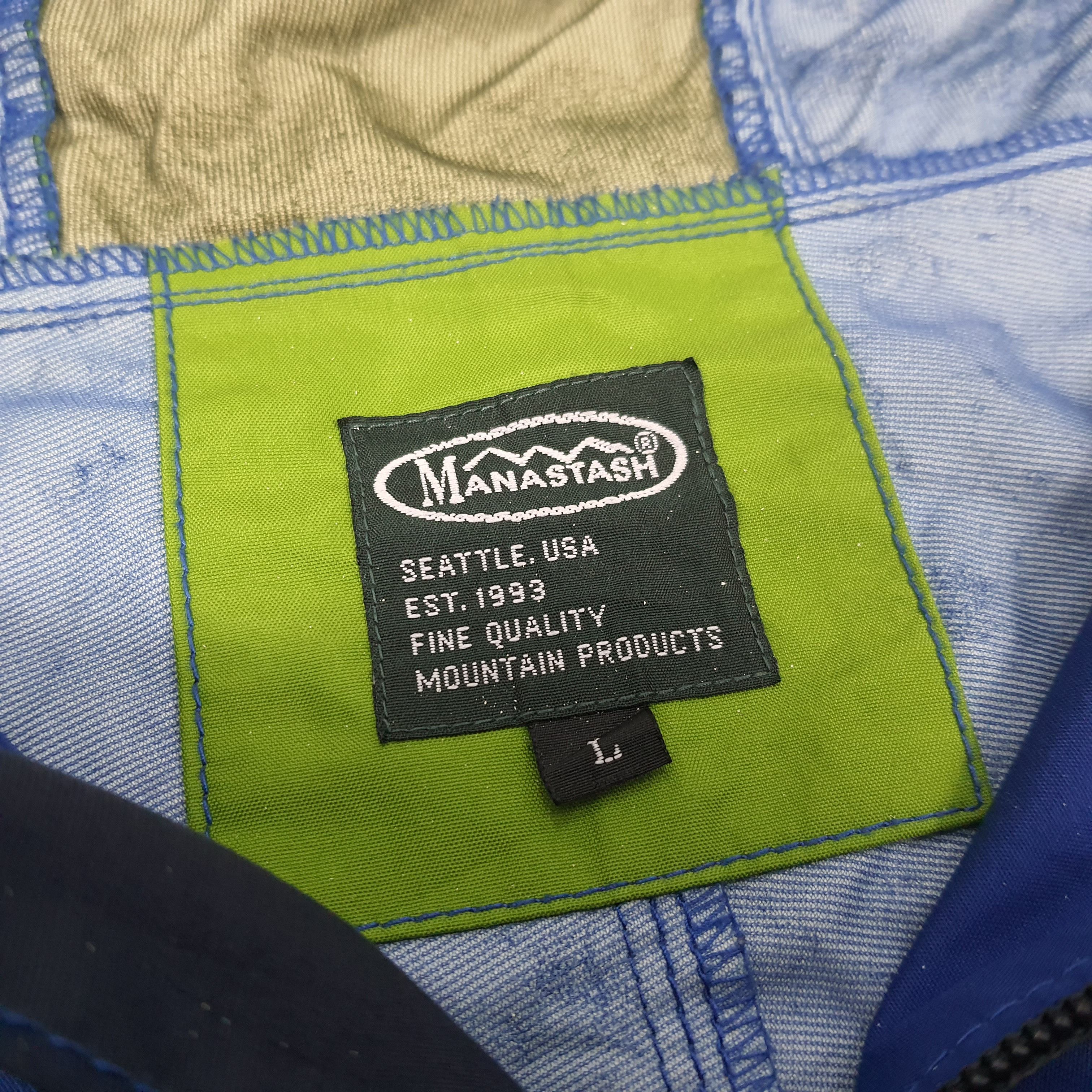 Manastash × Vintage Vintage Manastash Outdoor Colour Block Jacket Size US L / EU 52-54 / 3 - 5 Thumbnail