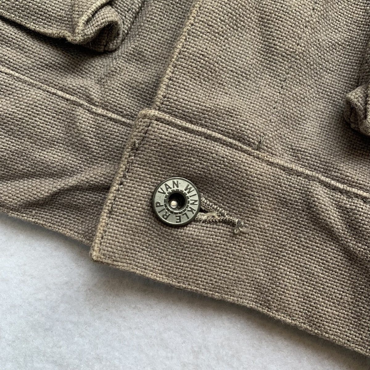 RIPVANWINKLE 1990s RIPVANWINKLE Canvas Hidden Button Jacket Size US S / EU 44-46 / 1 - 7 Thumbnail
