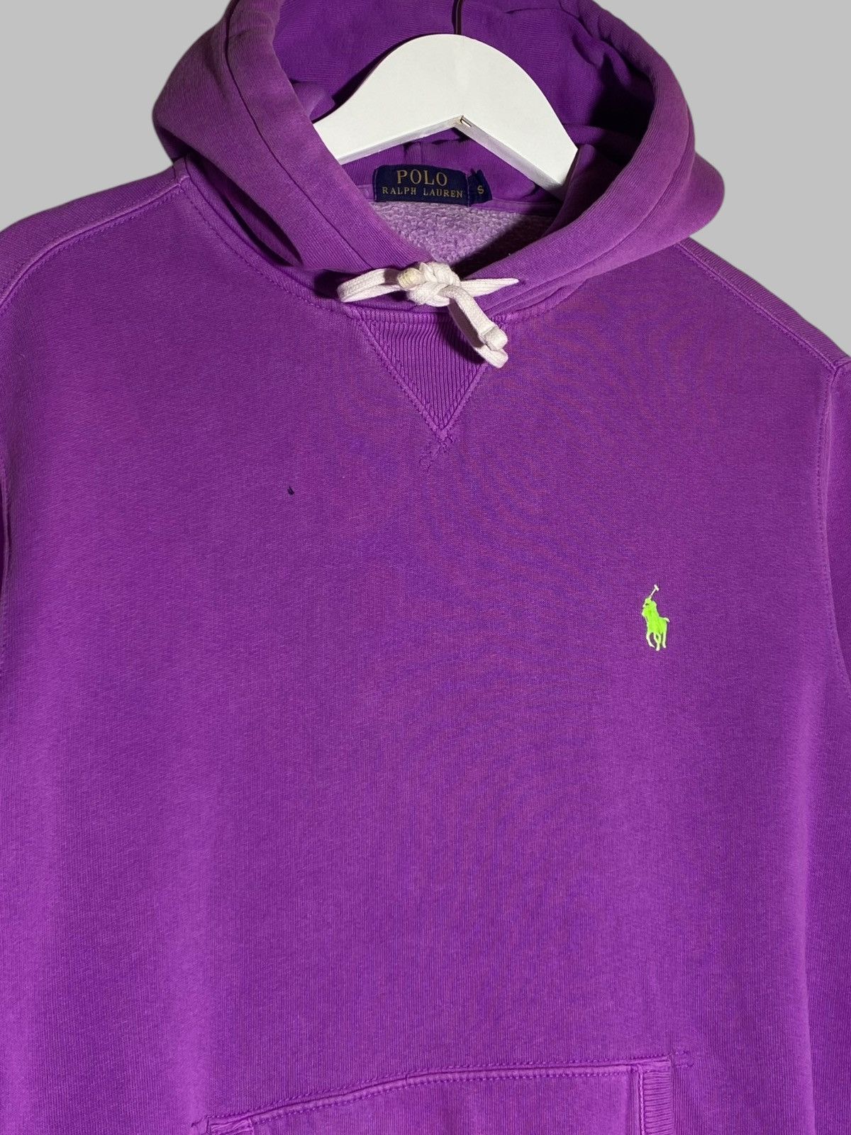 Polo Ralph Lauren 🔥 POLO RALPH LAUREN PURPLE HOODIE NEON PREPPY Y2K VIBES Size US S / EU 44-46 / 1 - 3 Thumbnail