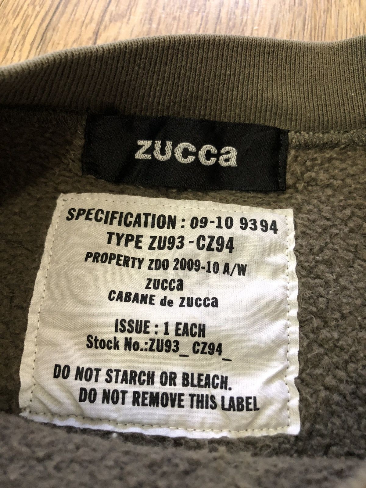 CABANE de ZUCCa × Issey Miyake × Zucca Zucca Issey Miyake military style crewneck Size US M / EU 48-50 / 2 - 7 Thumbnail