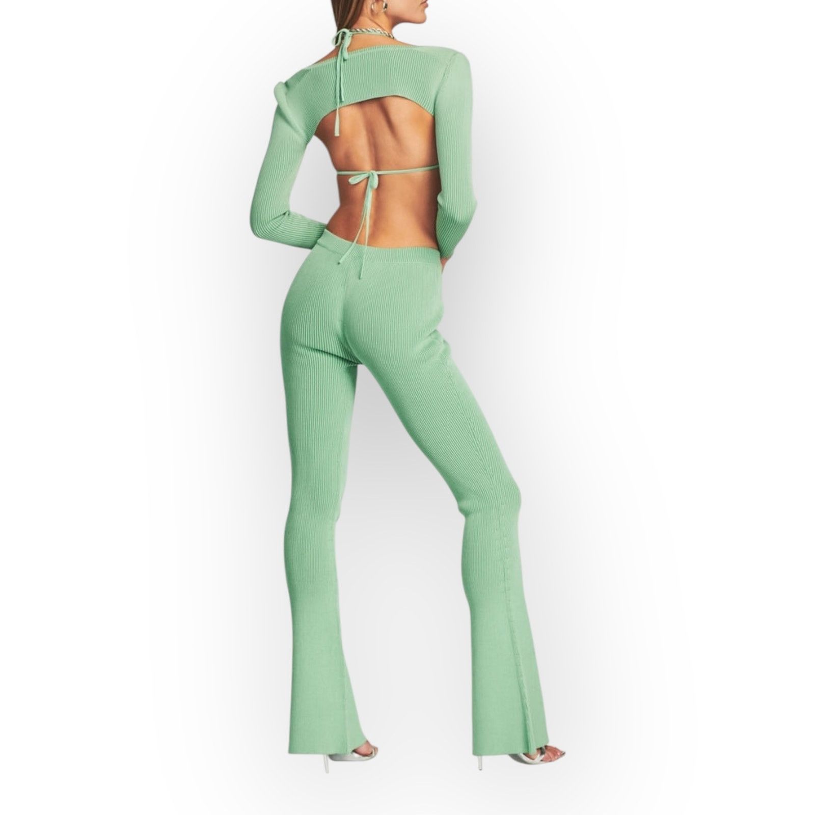 SER.O.YA SER.O.YA Lux Pant in Green NWT Size 28" / US 6 / IT 42 - 3 Thumbnail