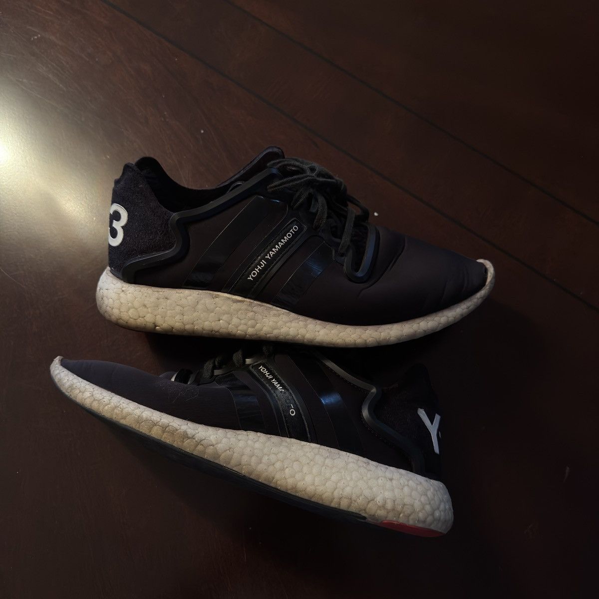 Adidas Adidas x Y-3 Yohji Boost Black White Size US 8.5 / EU 41-42 - 2 Thumbnail