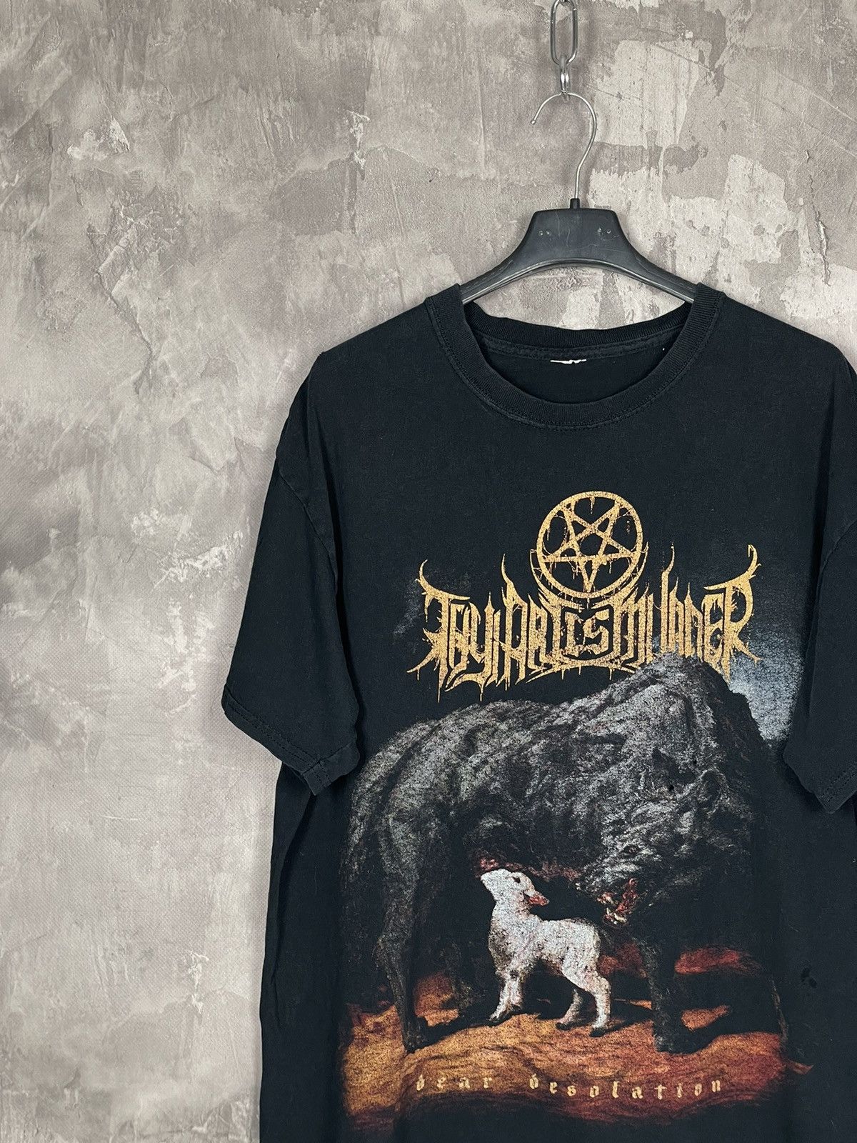 Band Tees × Vintage Vintage Punk Trashed THY ART IS MURDER Rare Band T shirt Size US M / EU 48-50 / 2 - 3 Thumbnail
