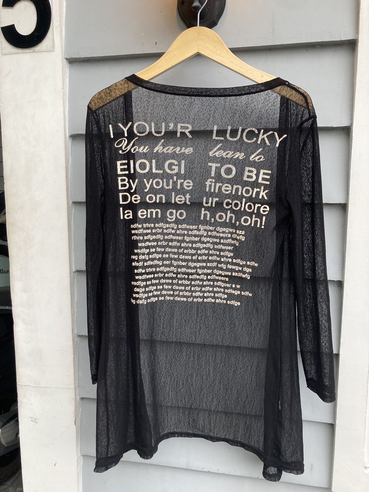 Japanese Brand Japanese Lucky Learn Cardigan Sheer Mesh Top Style Size M / US 6-8 / IT 42-44 - 4 Thumbnail