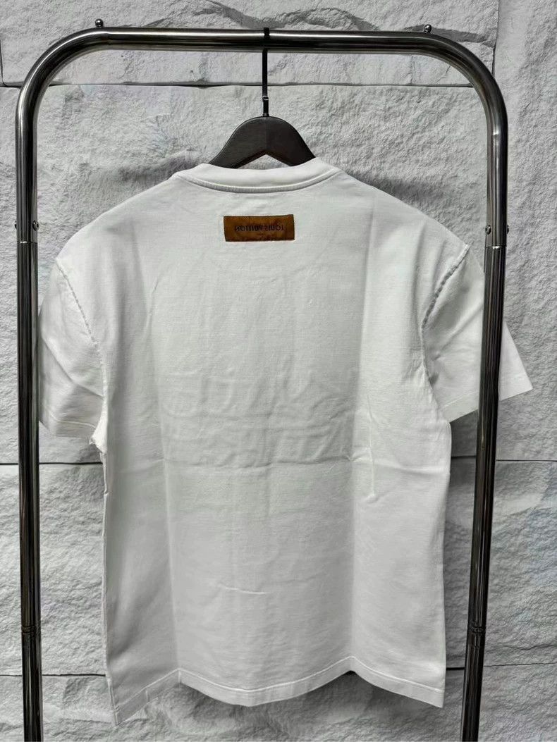 Louis Vuitton Louis Vuitton White Short Sleeve TShirt-2506 Size US M / EU 48-50 / 2 - 2 Thumbnail