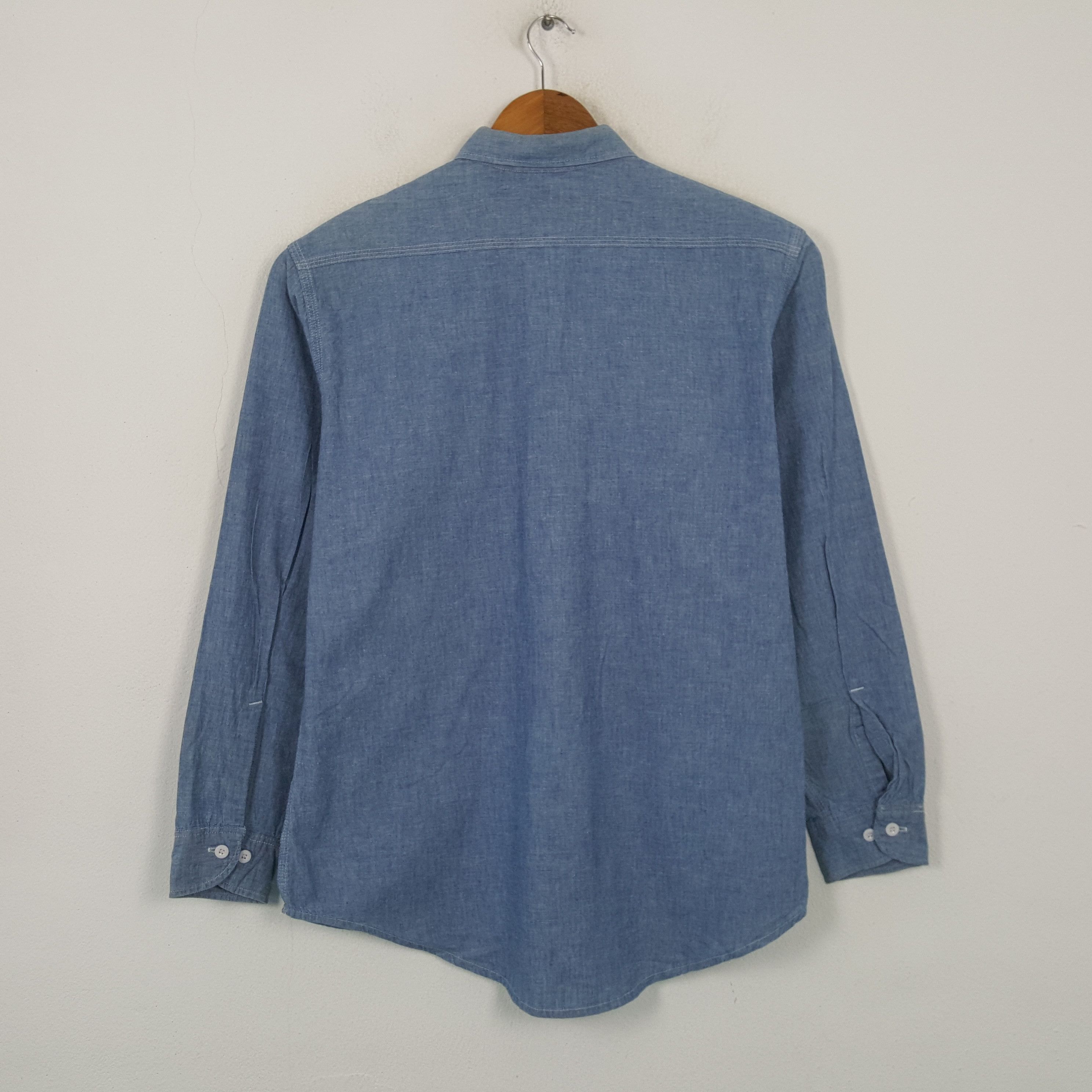 Big Mac Vintage Big Mac Chambray Western Long Shirt RR11 Size US XXL / EU 58 / 5 - 3 Thumbnail