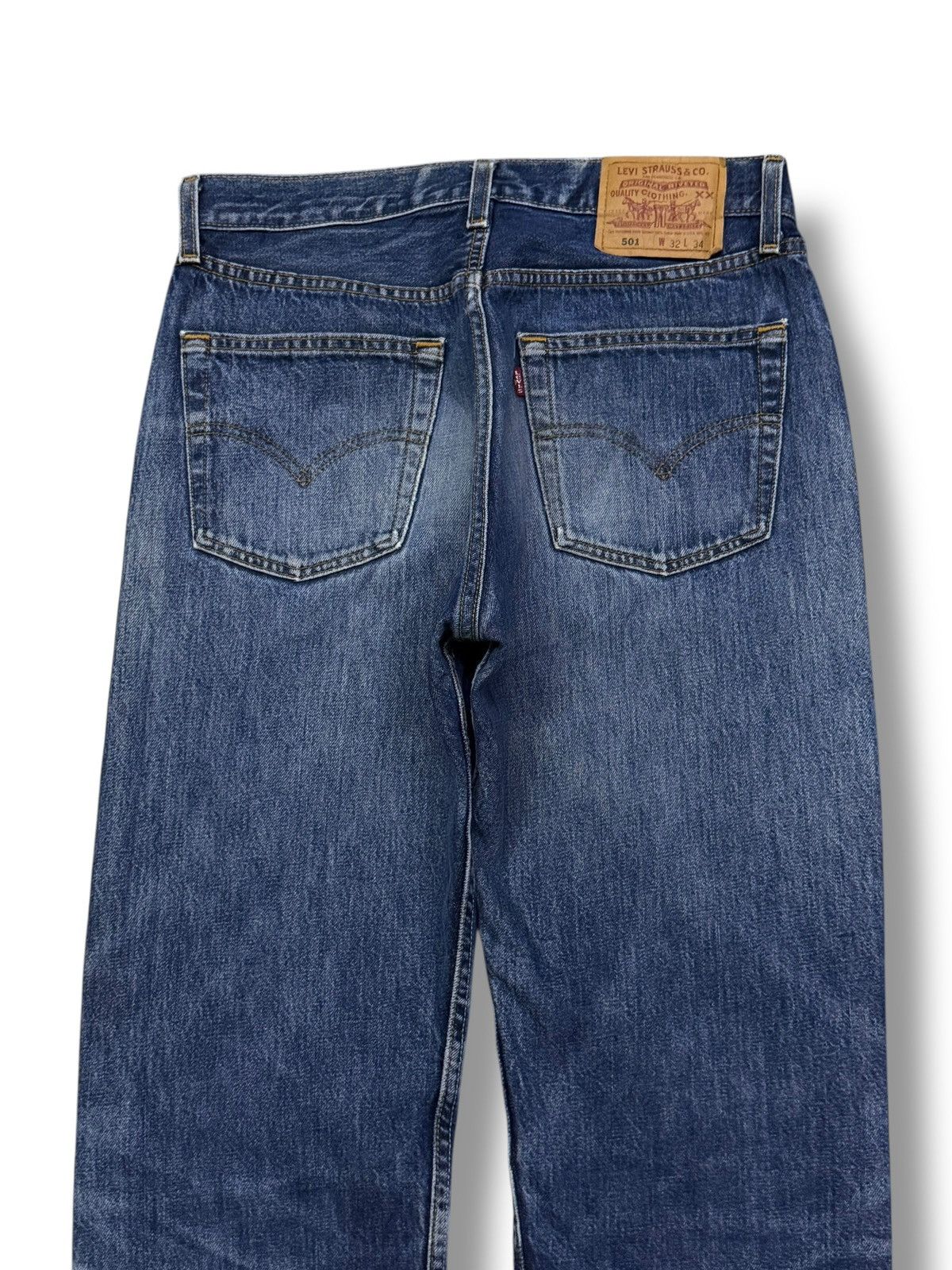 Levi's Vintage 90s Levi’s 501 Made in USA Distressed Denim Jeans 31 Size US 31 - 5 Thumbnail