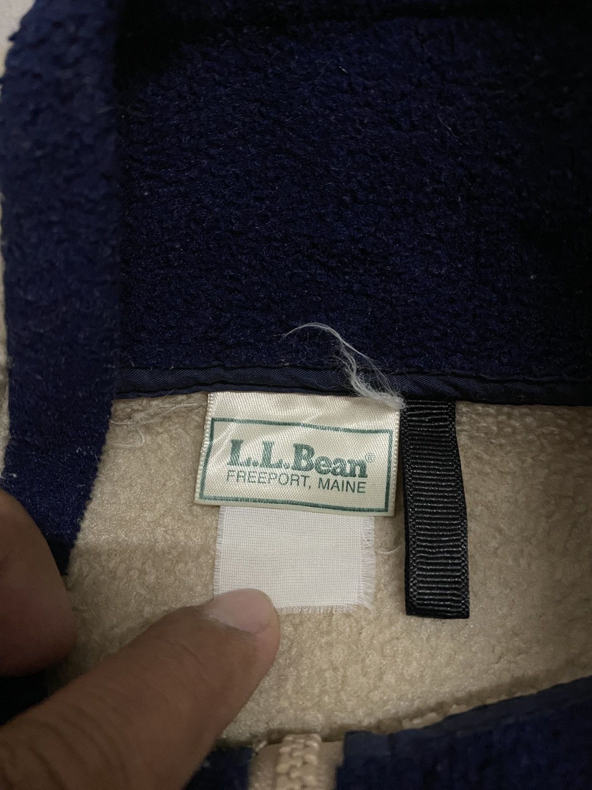 L.L. Bean Vintage L.L Bean halfzip Fleece Jacket Size US L / EU 52-54 / 3 - 5 Thumbnail