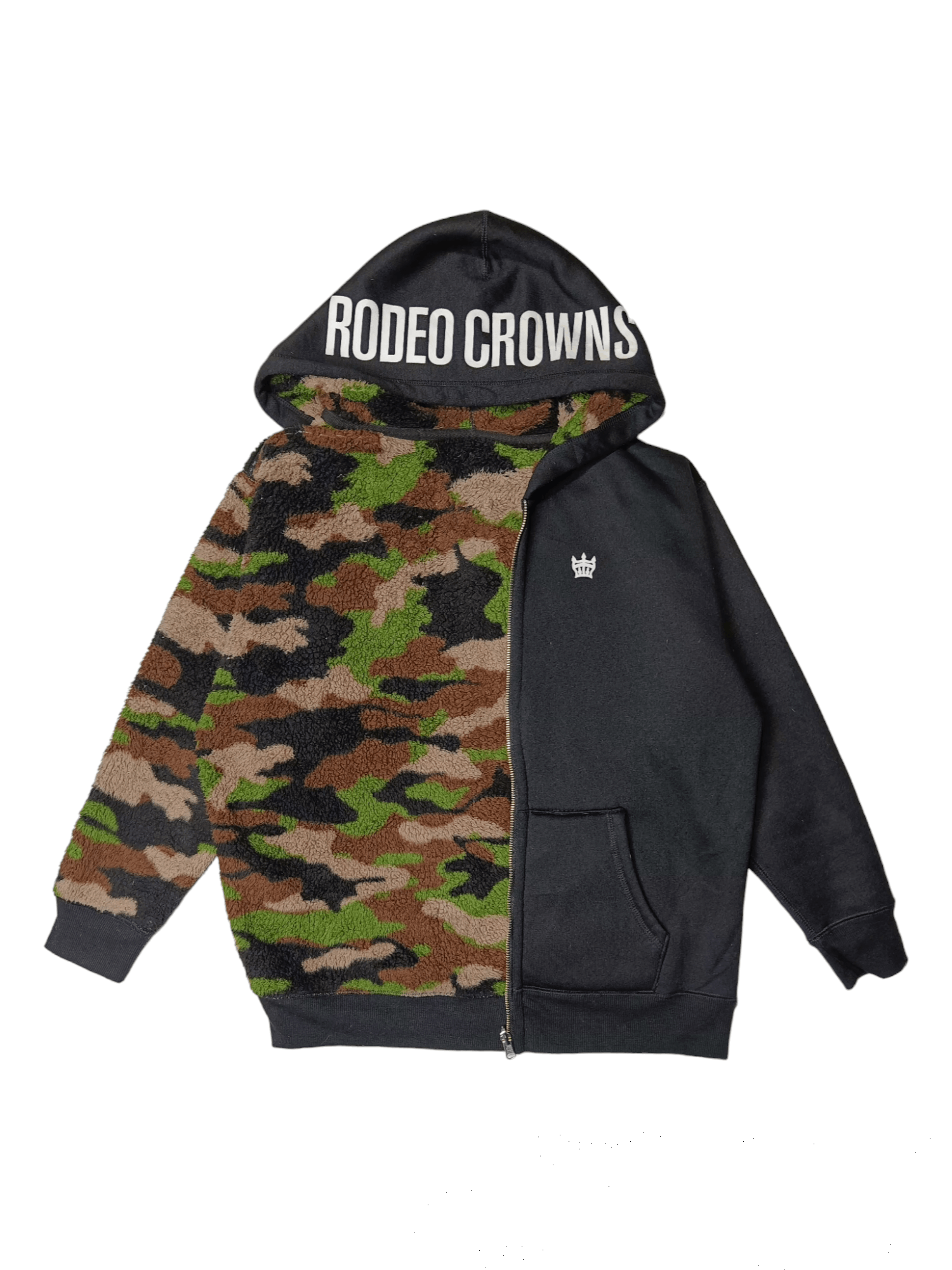 Vintage Rodeo Crown Reversible Camo Spell Out Unisex Jacket Size US M / EU 48-50 / 2 - 1 Thumbnail