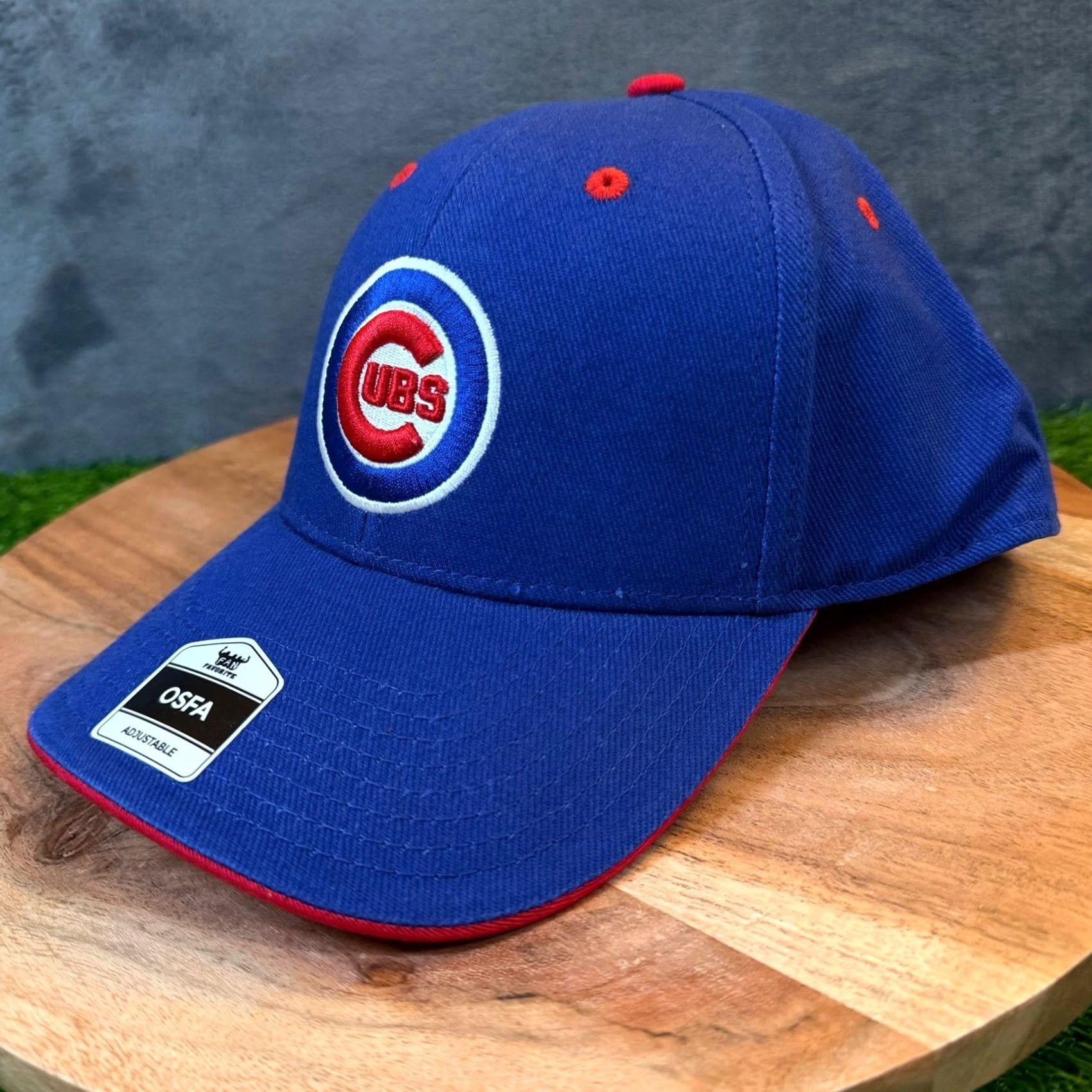 Vintage Fan Favorite Chicago Cubs Hat Mens One Size Blue Adjustable Baseball Cap NWT Size ONE SIZE - 2 Thumbnail