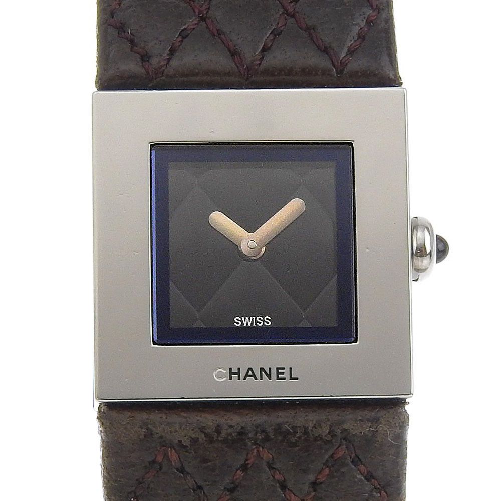 Chanel Chanel Chanel Matelasse Stainless Steel Watch Metal Quartz H0116 DUTY FREE for USA Size ONE SIZE - 1 Thumbnail