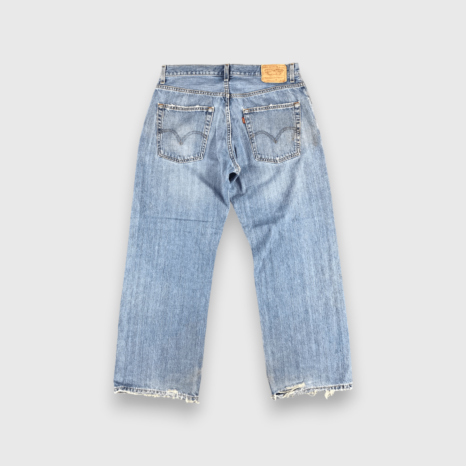 Levi's Vintage Blue Wash Levis 569 Jeans-J1697 Size US 34 / EU 50 - 2 Thumbnail