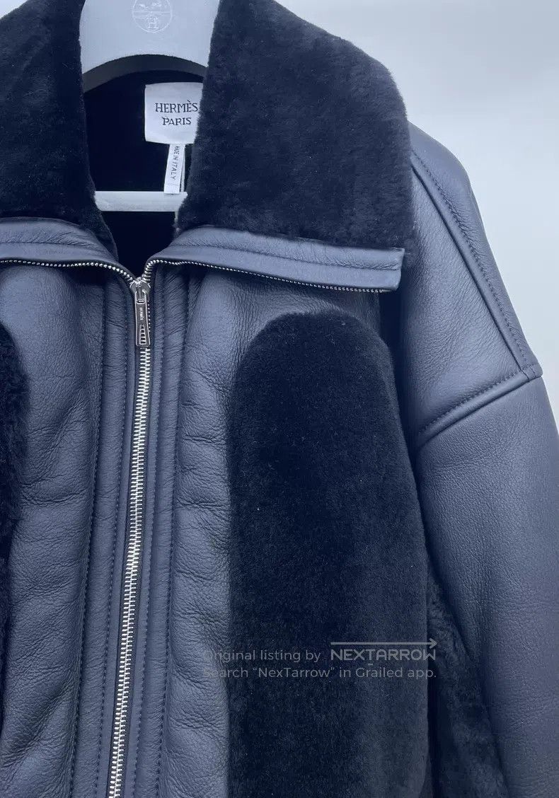 Hermes Hermes Wool fur coat. Size XS / US 0-2 / IT 36-38 - 3 Thumbnail