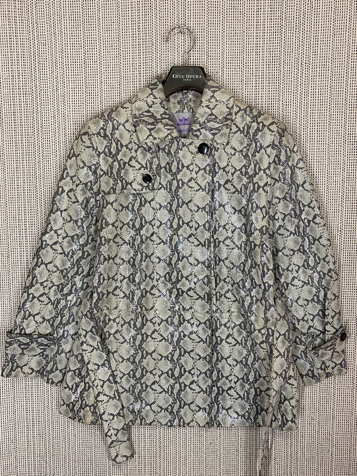 Designer ‼️CHATEAU DE CHALLAIN SNAKE SKIN DESIGN VERY RARE‼️ Size US M / EU 48-50 / 2 - 1 Thumbnail