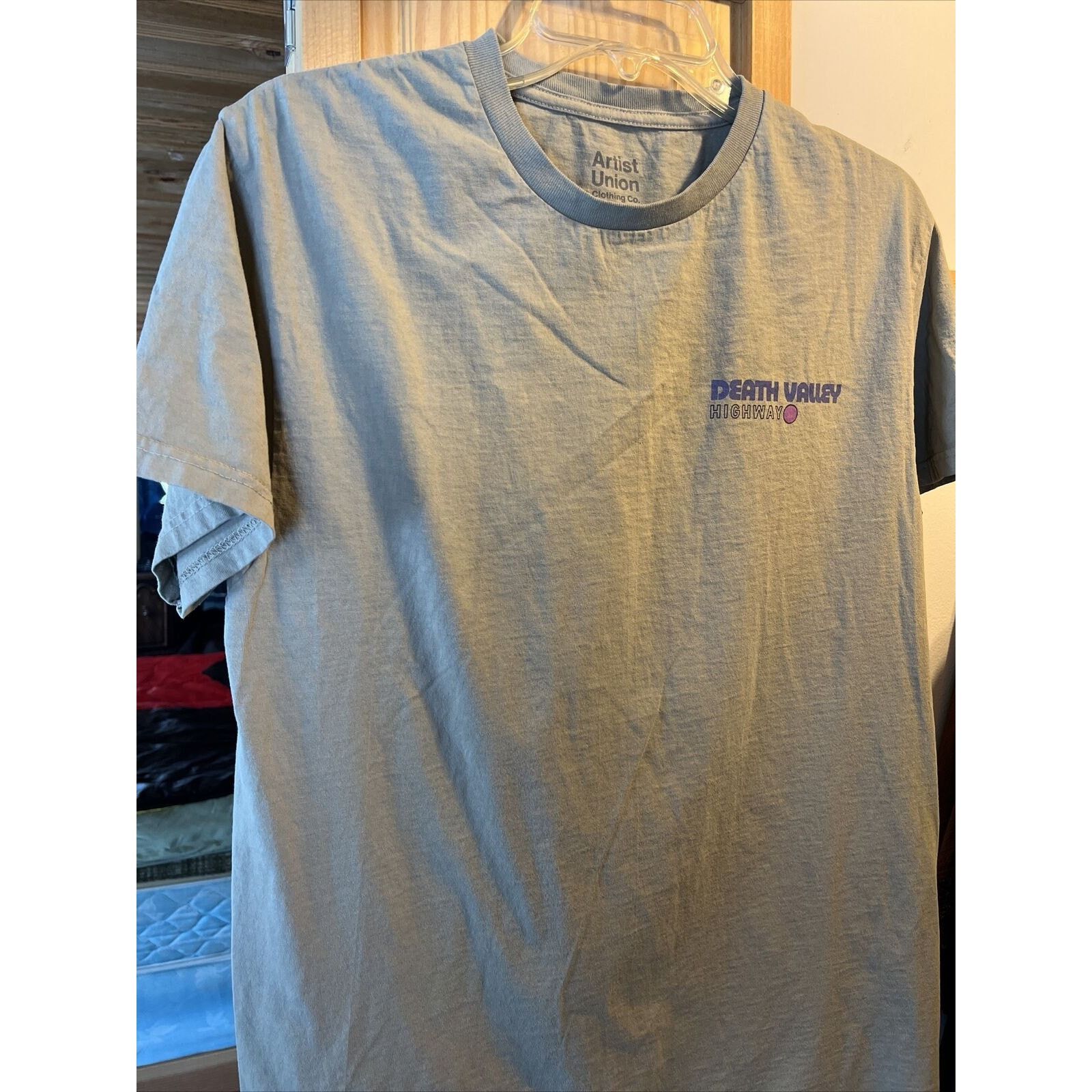 Other Artist Union Clothing Men’s M Gray Death Valley Cotton Shirt Size US M / EU 48-50 / 2 - 11 Thumbnail