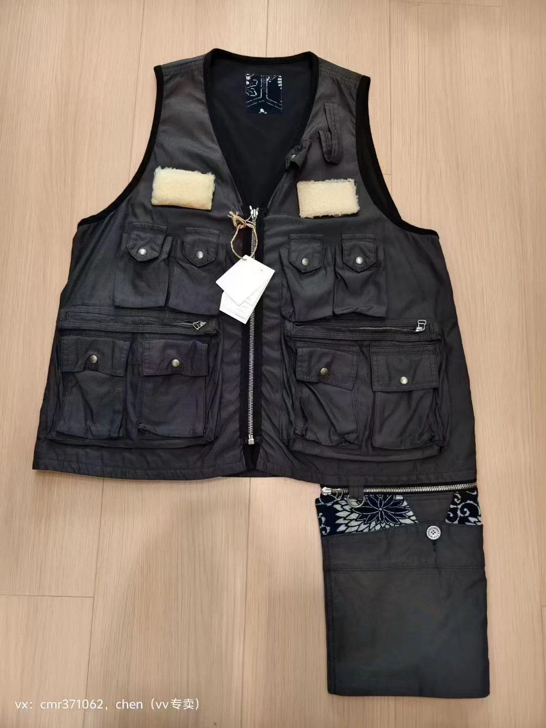Visvim visvim 20 ICT Fisherman Vest Black 3 Nylon/Cotton Riri Zip Kofu Size US L / EU 52-54 / 3 - 1 Thumbnail