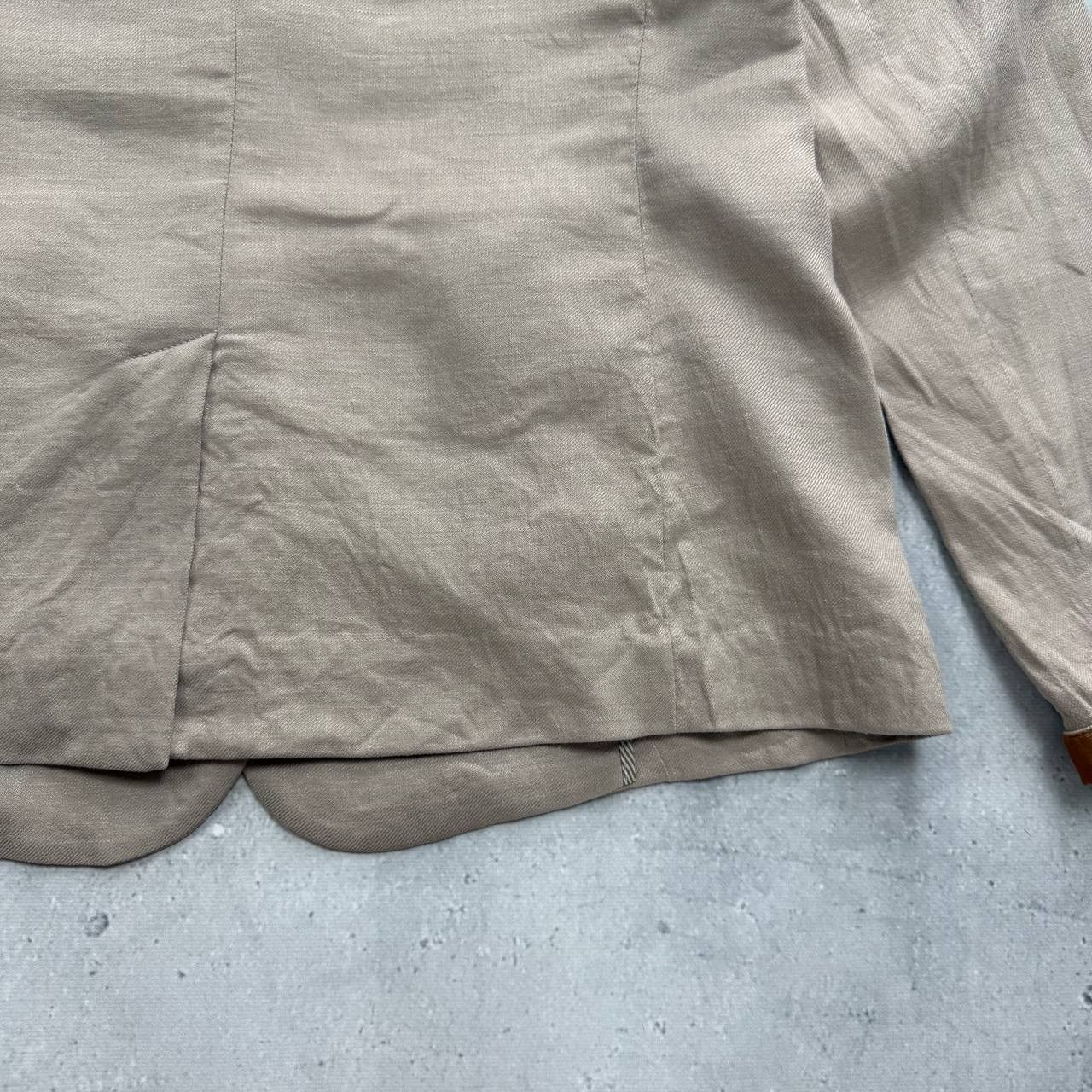 Etro ETRO Milano Two Button Linen Blazer Women’s Beige Size IT 46 Size L / US 10 / IT 46 - 15 Thumbnail