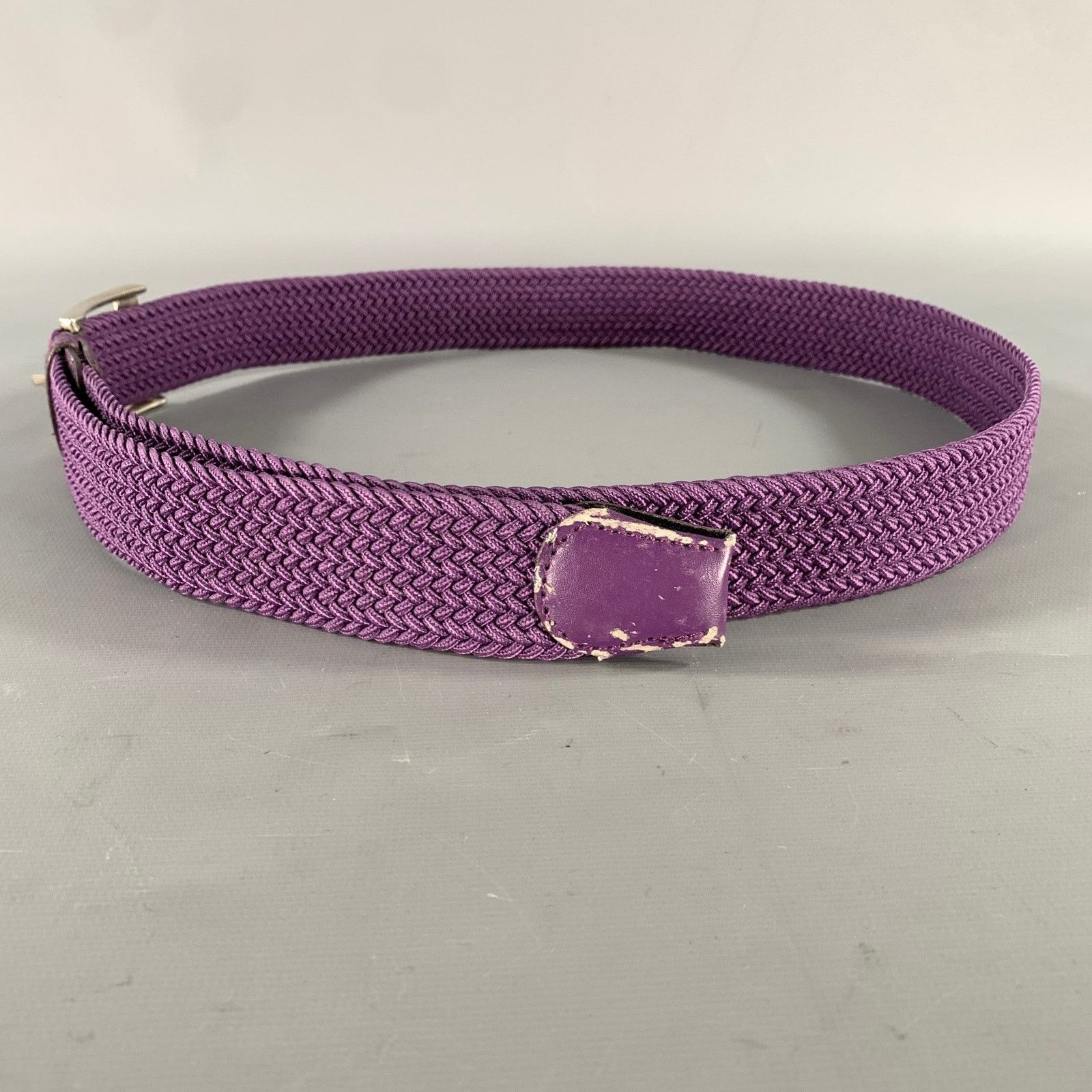 Other NO BRAND Size 38 Purple Woven Belt Size 38 - 4 Thumbnail