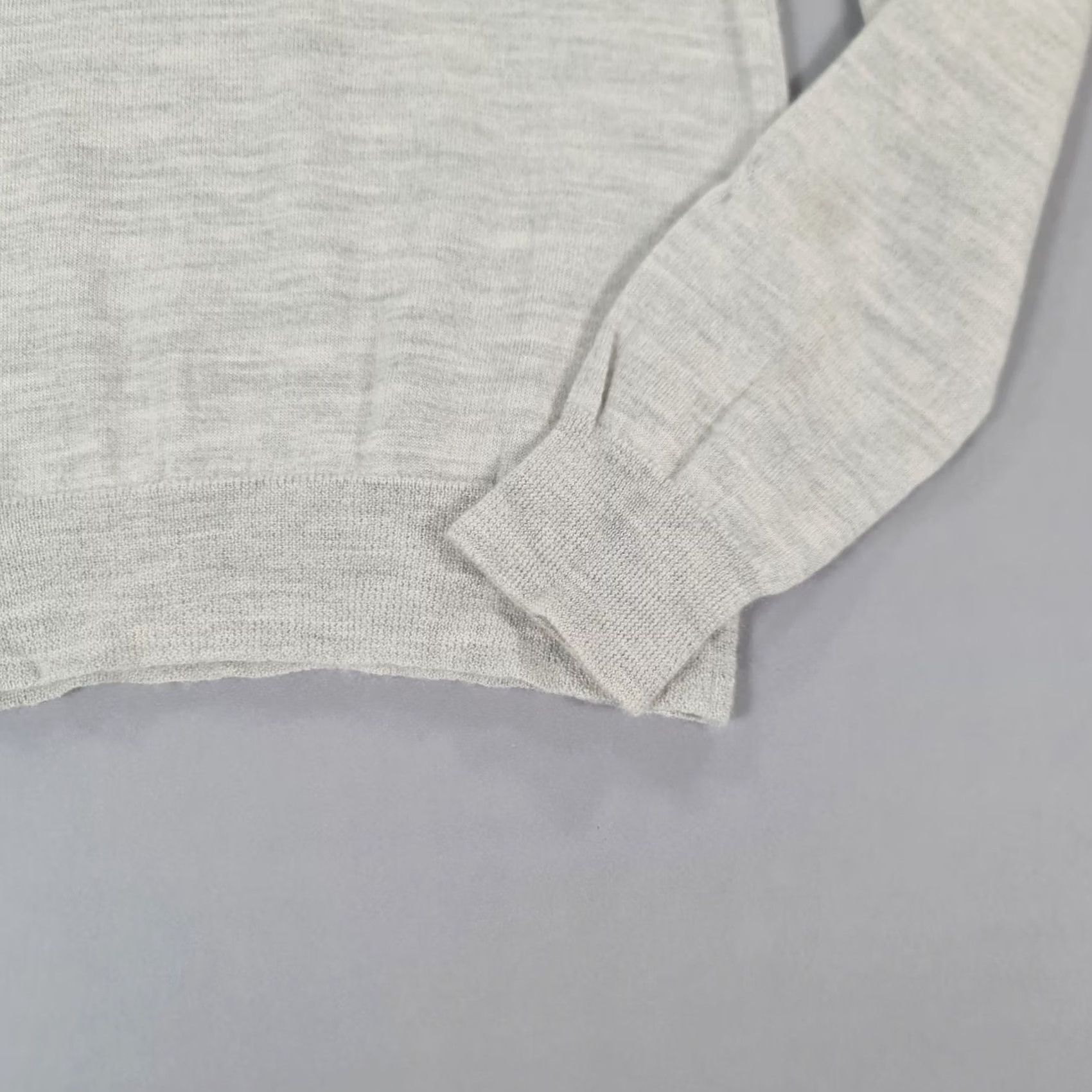 Polo Ralph Lauren Polo Ralph Lauren Black Label Jumper Womens Gray V-Neck Slim Knit Cashmere Pullover S Small Size S / US 4 / IT 40 - 4 Thumbnail