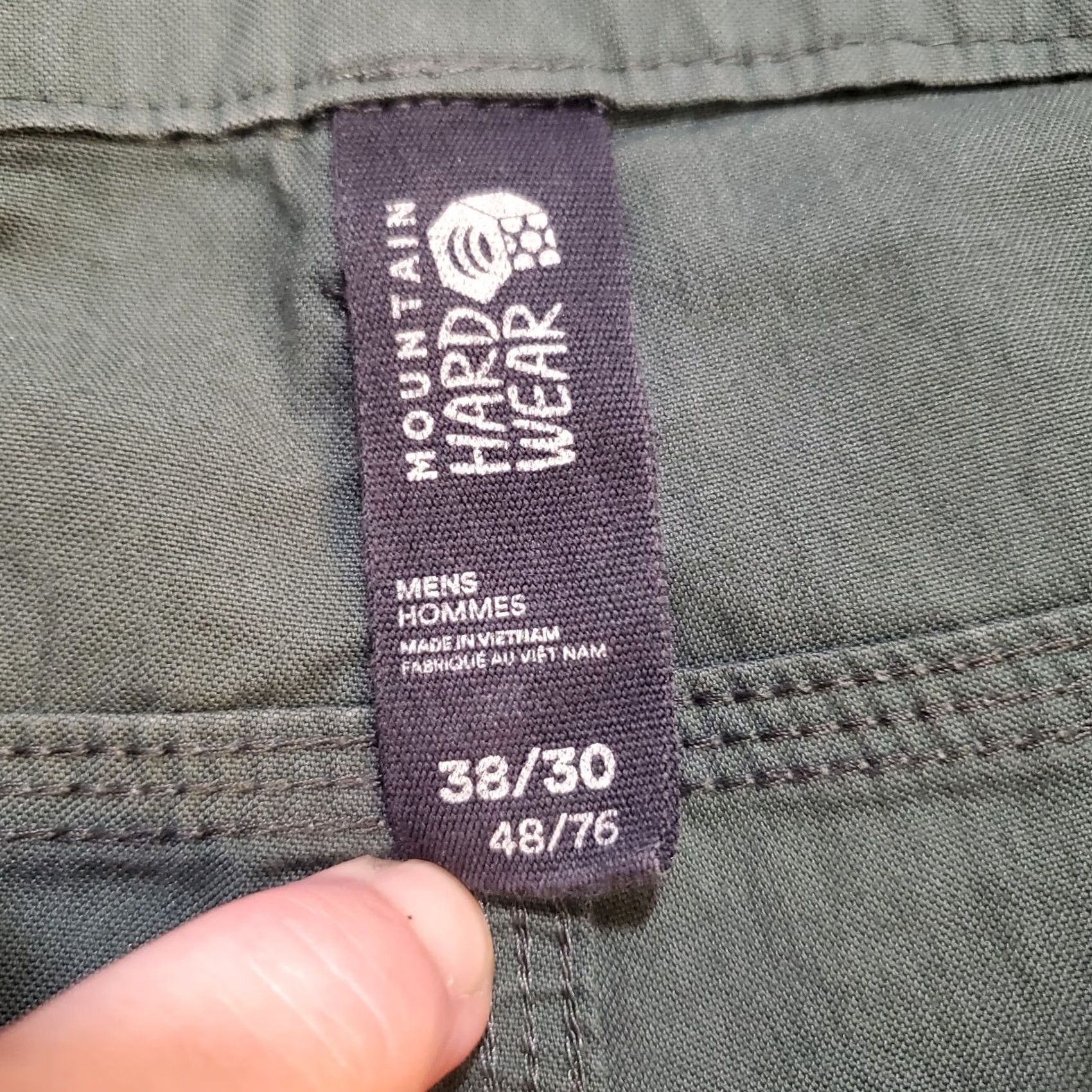 Mountain Hardwear VINTAGE Mountain Hardwear AP Pant Field Hiking Outdoor Men’s 38x32 Olive Green Size US 38 / EU 54 - 7 Thumbnail