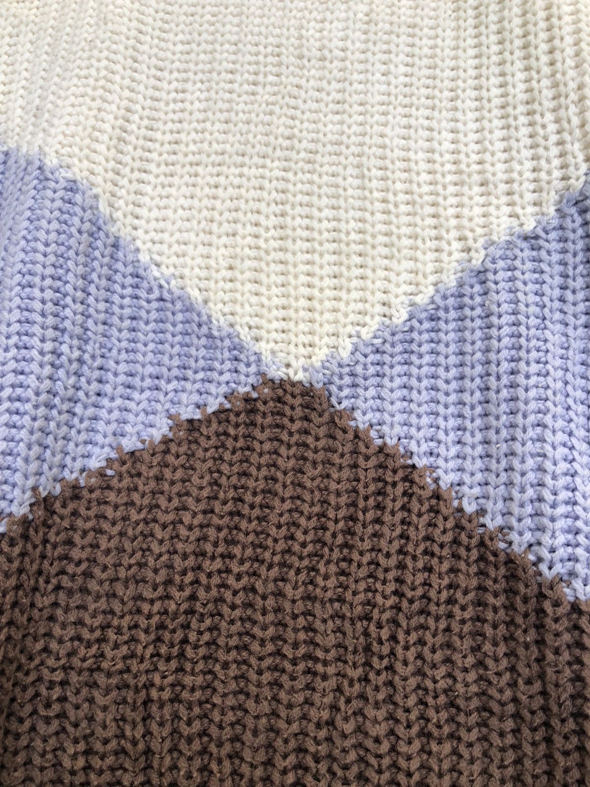 Aran Isles Knitwear × Homespun Knitwear × Japanese Brand 🔴Alicia Pageboy Stripe Pure Knit Memeri/Jumper Knitsweater Size US XL / EU 56 / 4 - 6 Thumbnail