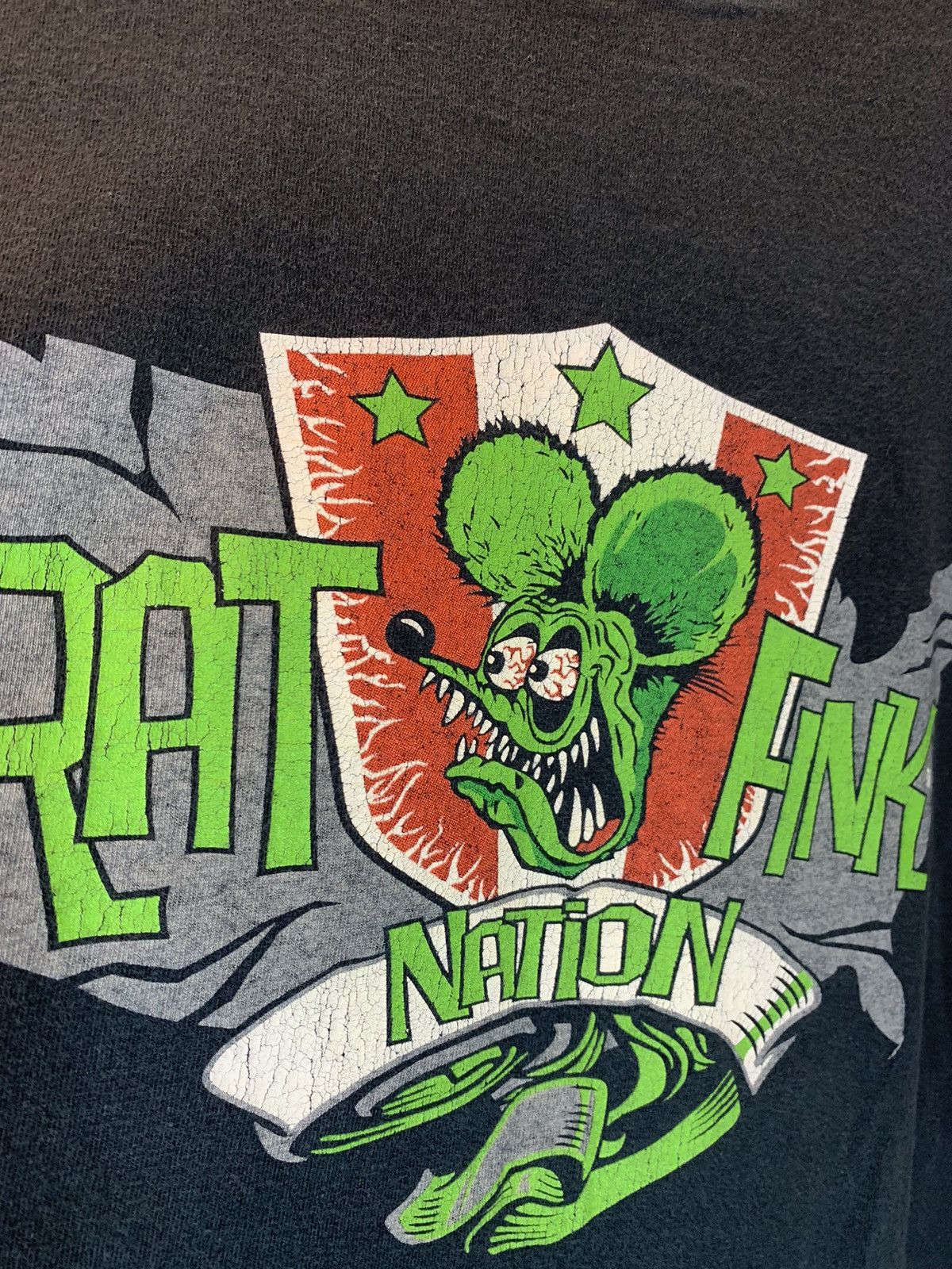 Vintage *RARE* Vintage Rat Fink Nation Ed Big Daddy Roth Art T-Shirt Size US L / EU 52-54 / 3 - 5 Thumbnail