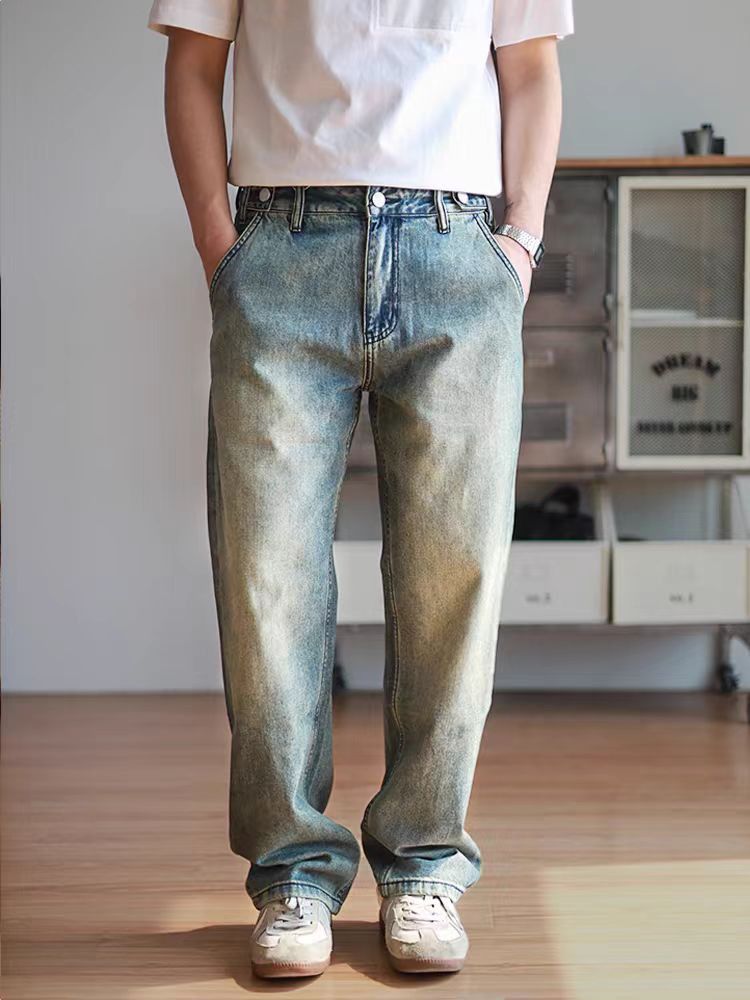 Japanese Brand × Vintage Vintage Washed Jeans Loose Casual Pants Size US 32 / EU 48 - 1 Thumbnail