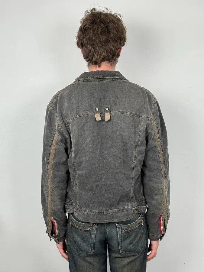 Dolce & Gabbana AW2004 Dolce & Gabbana Grey Denim Pocket Straps Jacket Size US M / EU 48-50 / 2 - 4 Thumbnail