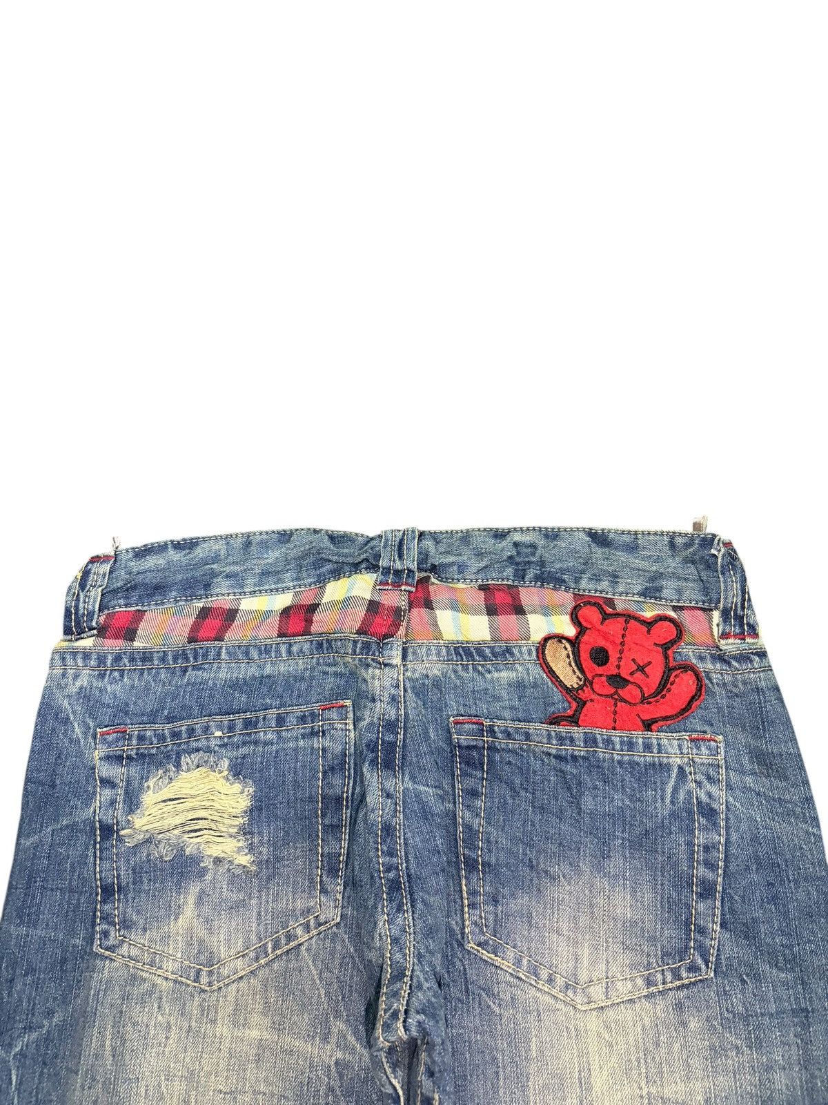 Ksubi Vintage Japanese Brand Faded Wash Patch Distress Jeans Size 30" / US 8 / IT 44 - 4 Thumbnail