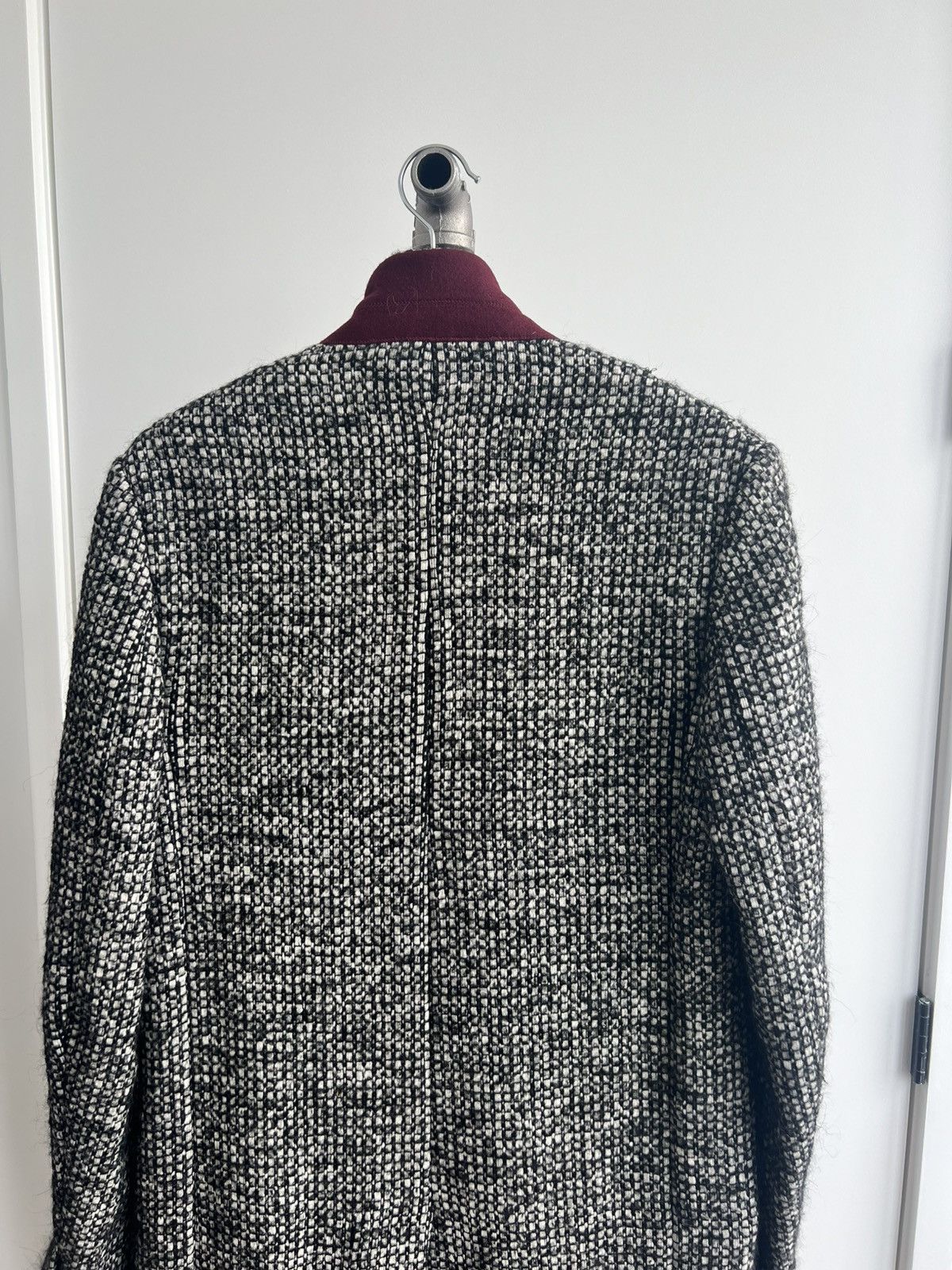 Haider Ackermann AW16 Tweed Single-Breasted Coat Size US S / EU 44-46 / 1 - 4 Thumbnail