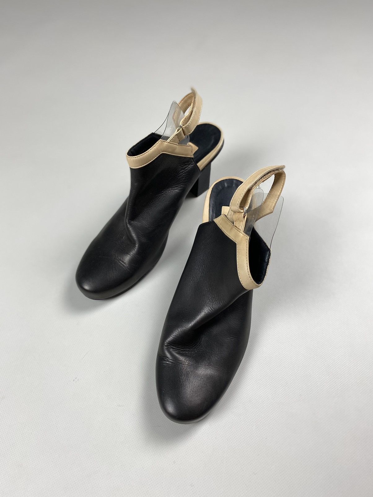 Marithe + Francois Girbaud Marithe Francois Girbaud avant-garde leather heels boots Size US 11 / IT 41 - 8 Thumbnail