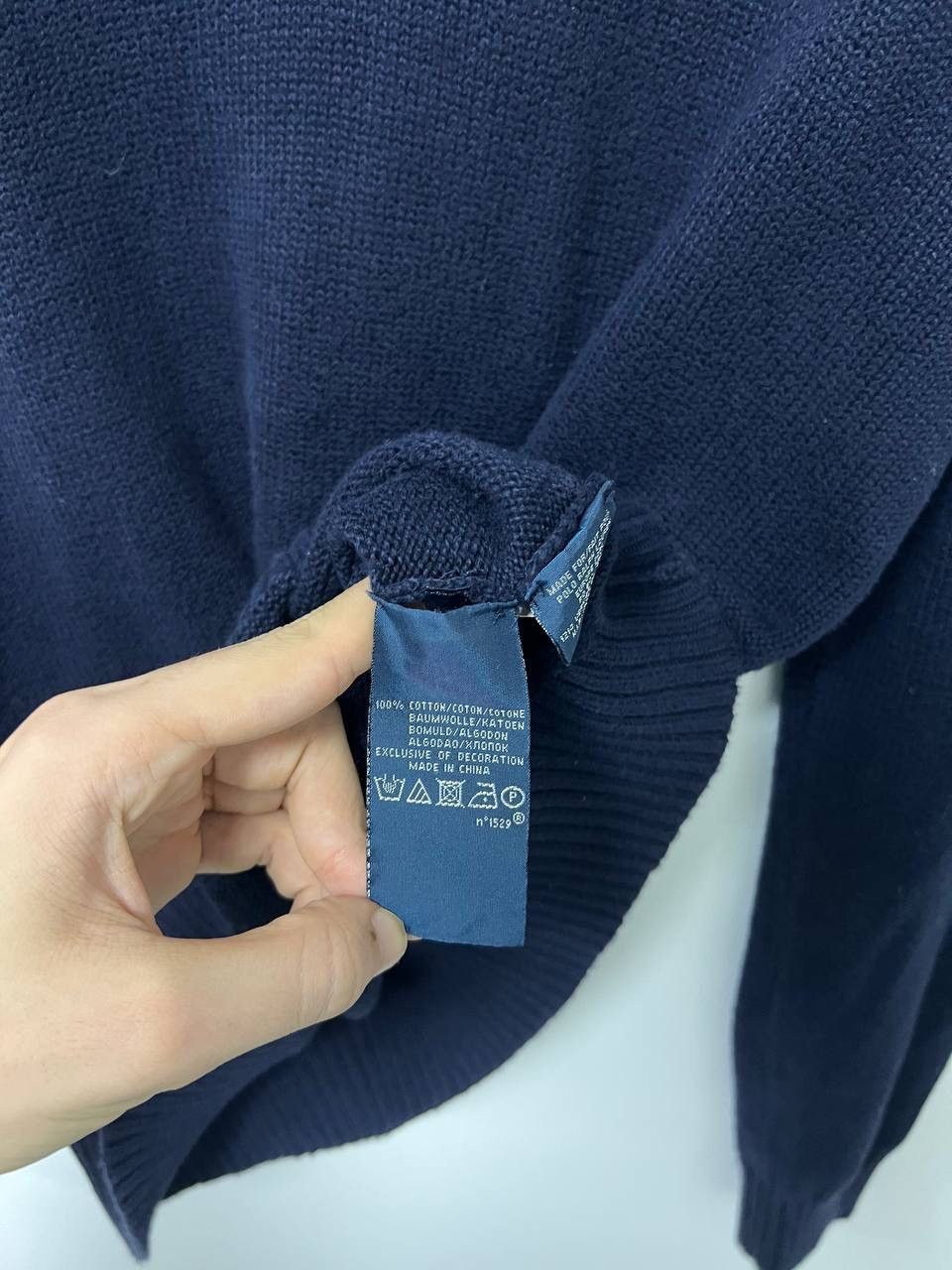 Polo Ralph Lauren Vintage 90s Polo Ralph Lauren 1/4 Zip Sweater Knit sz M Size US M / EU 48-50 / 2 - 9 Thumbnail