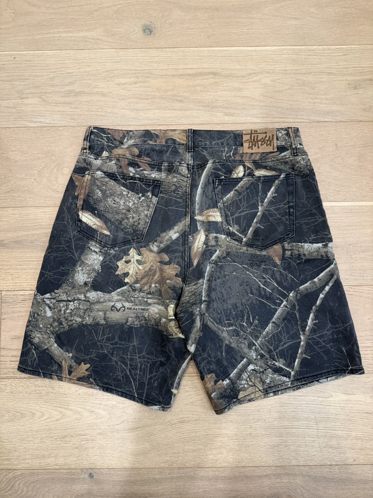 Stussy STUSSY BIG OL JEAN DENIM SHORTS - REALTREE CAMO | Grailed