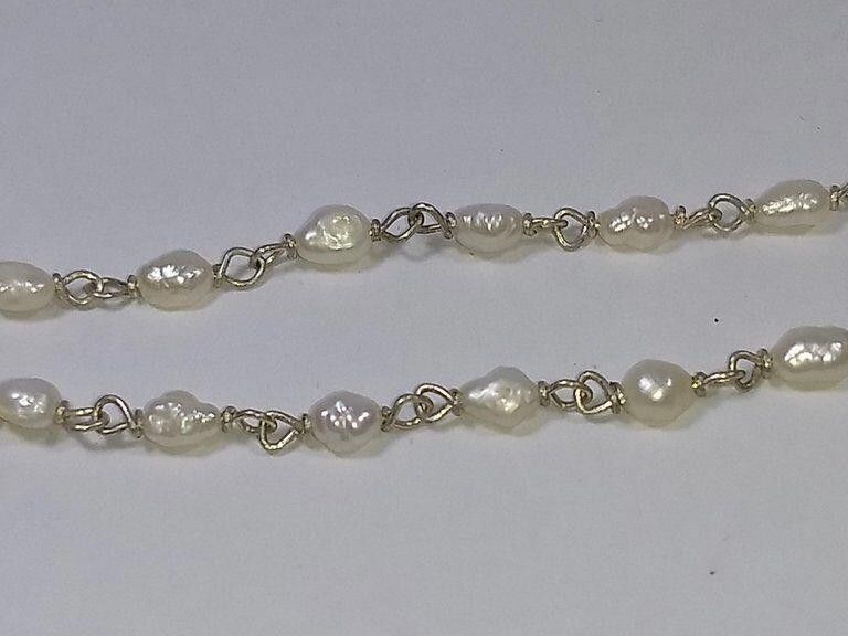 Handmade Mexican Handmade Sterling Freshwater Pearl Flapper Necklace Size ONE SIZE - 3 Thumbnail