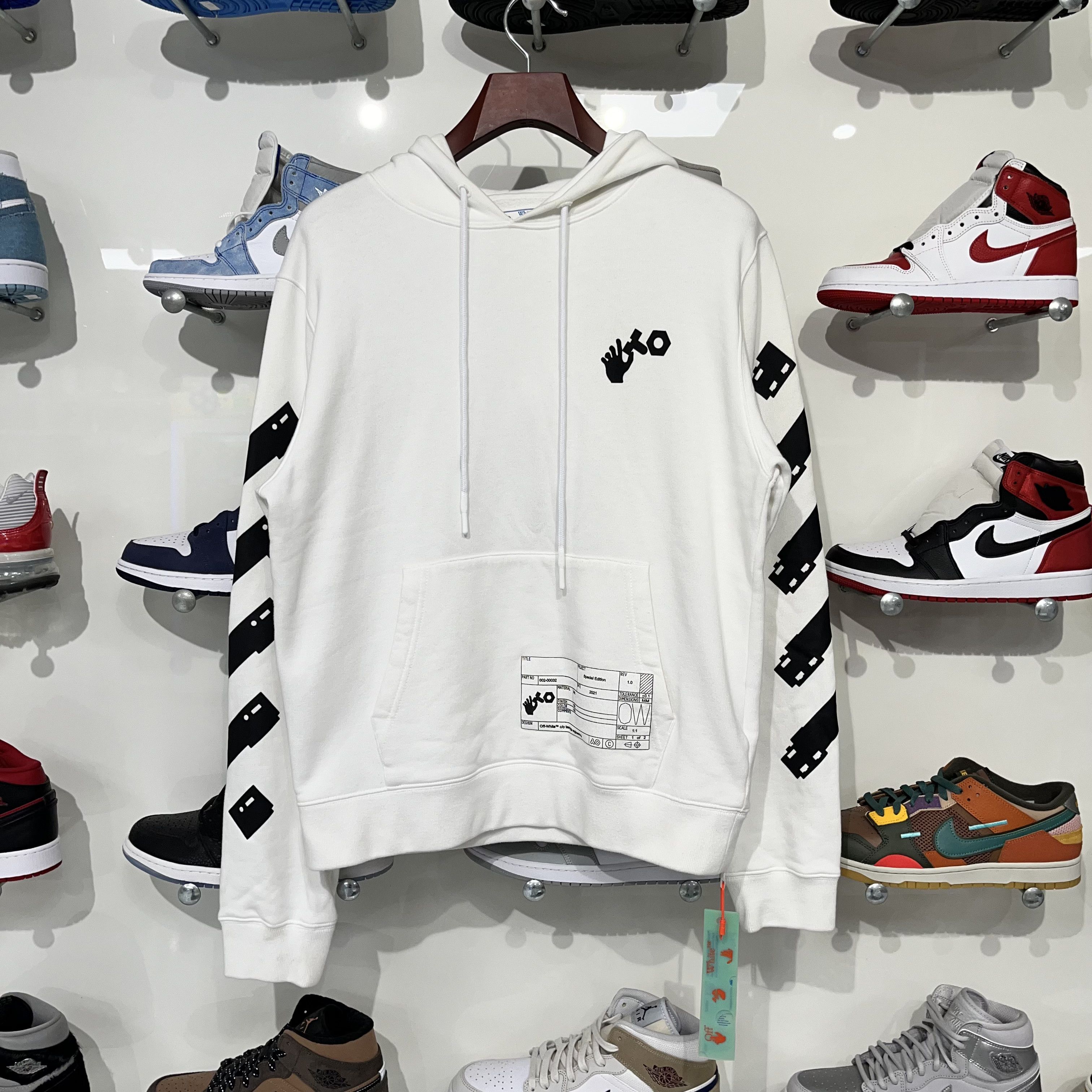 Off-White Off White x Teenage Engineering LogoPatch Hoodie White Size US M / EU 48-50 / 2 - 1 Thumbnail