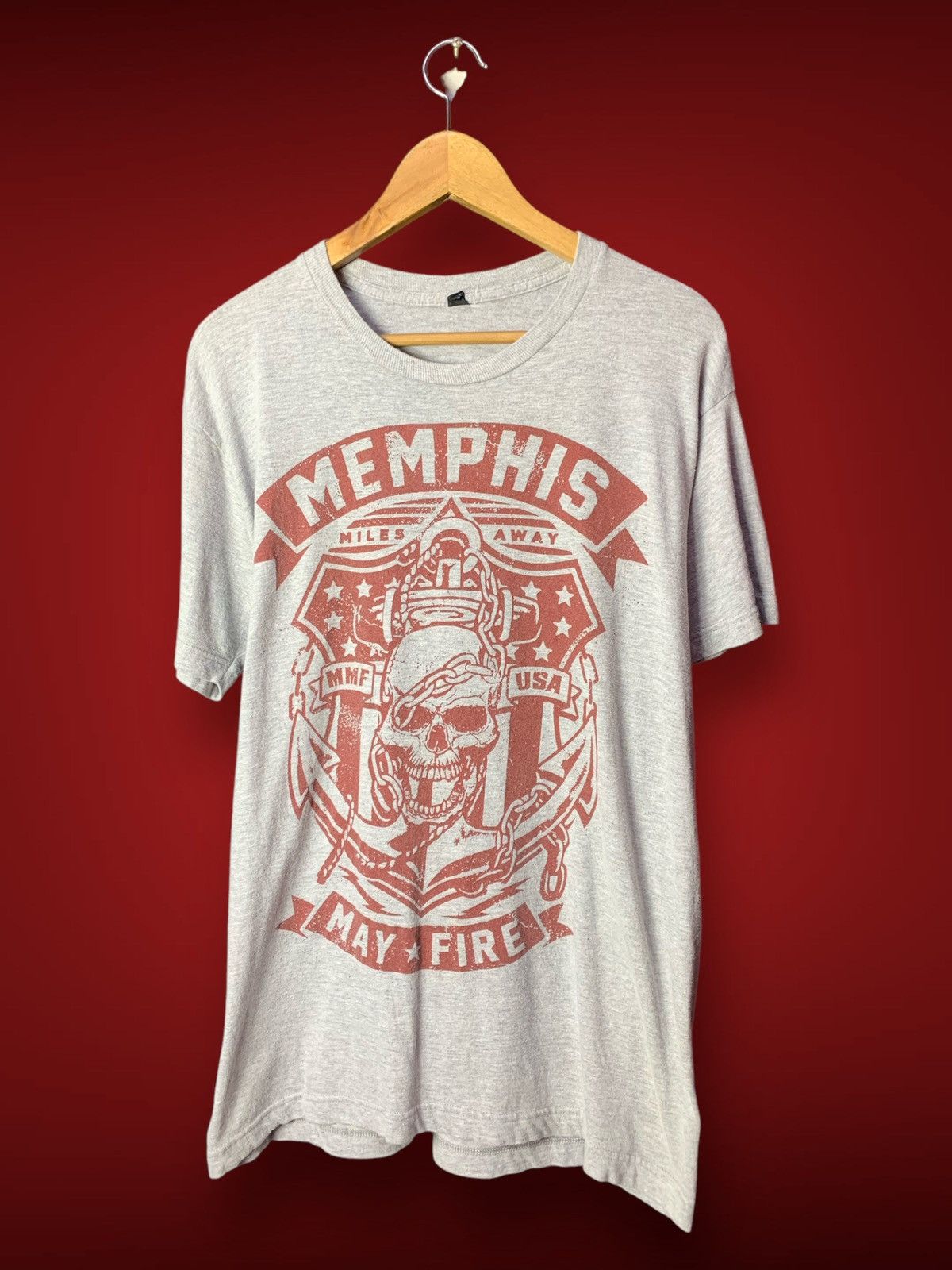 Band Tees Steals! Memphis May Fire Hardcore Emo Y2K Band Tee Metal Size US L / EU 52-54 / 3 - 1 Thumbnail