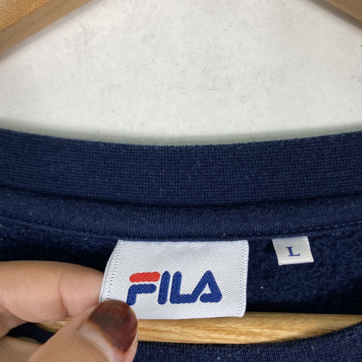 Fila × Japanese Brand Vintage Fila Colour Block Big Logo Crewneck Sweatshirt Size US M / EU 48-50 / 2 - 9 Thumbnail