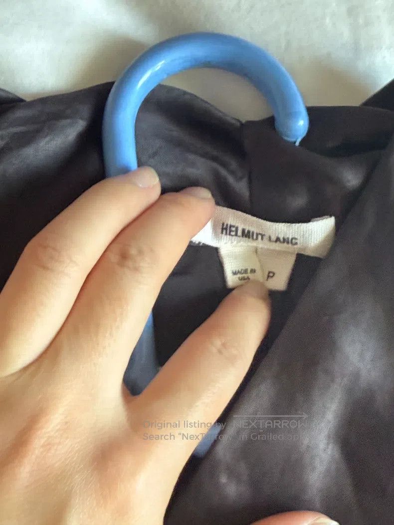 Other Helmut Lang size P Deep purple satin draped neck vest strap Size XS / US 0-2 / IT 36-38 - 6 Thumbnail