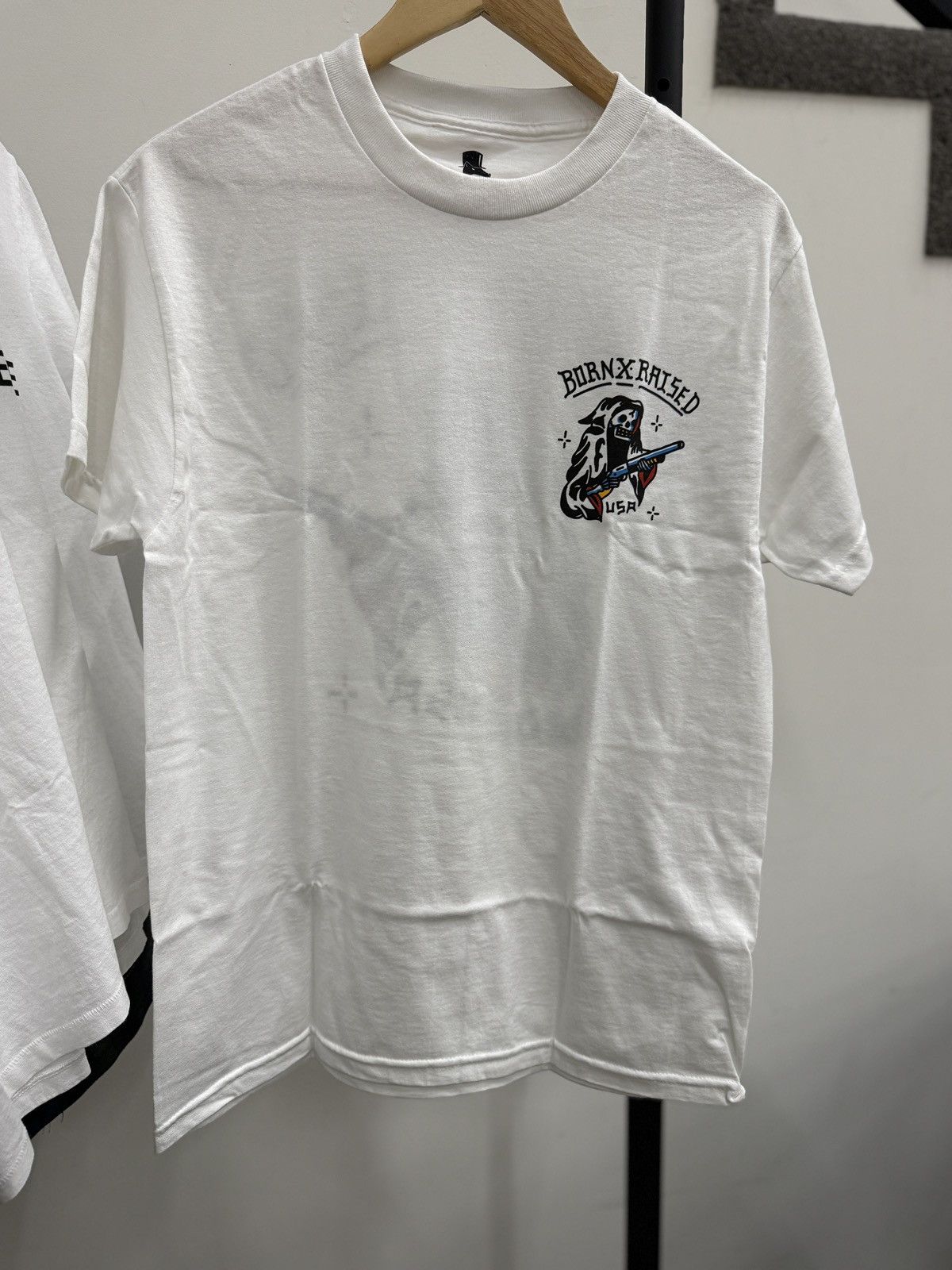 Born X Raised BORN X RAISED ON THE TURF BXR REAPER TEE WHITE Size M Size US M / EU 48-50 / 2 - 2 Thumbnail