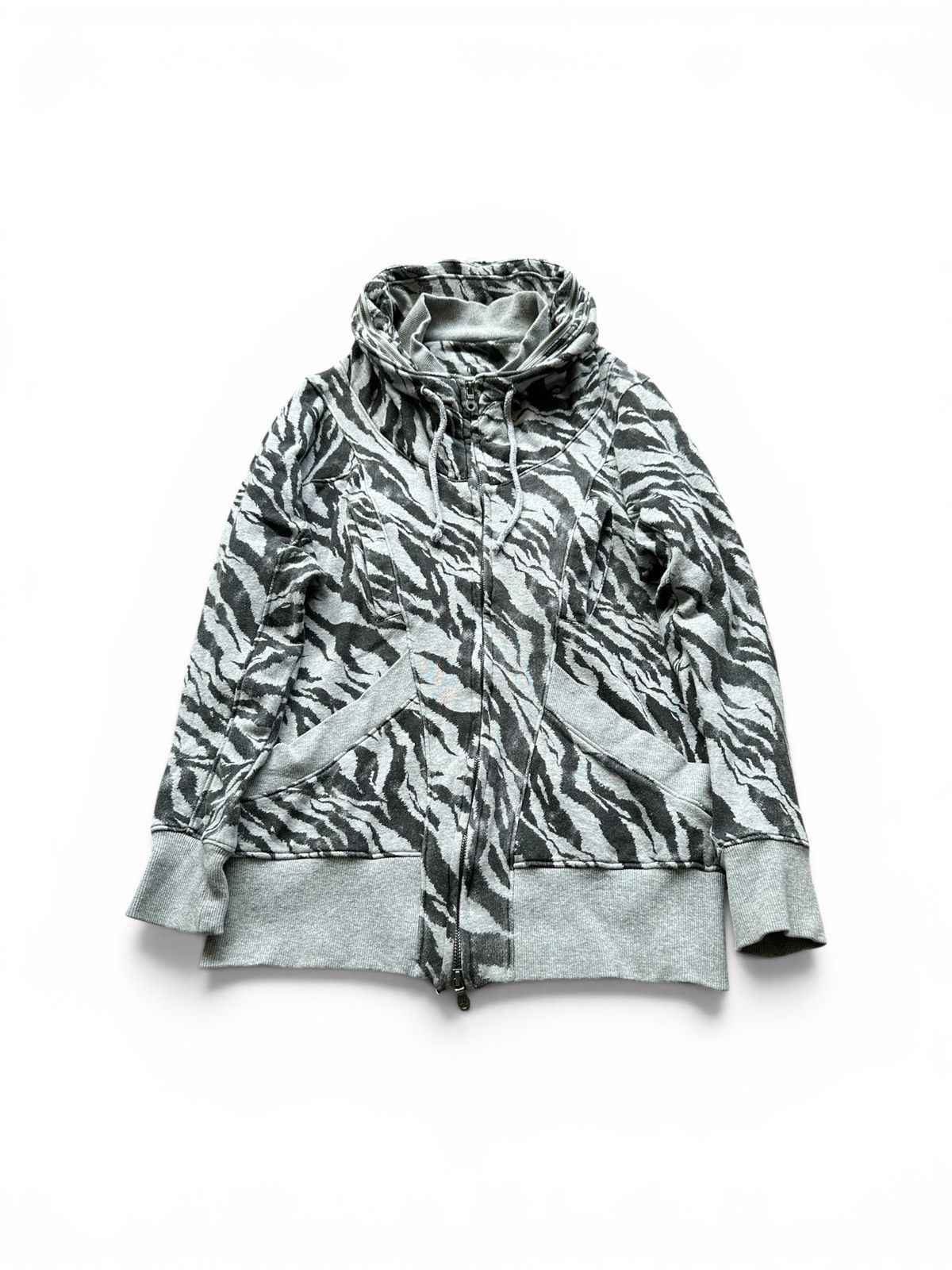 Japanese Brand 00's HEAVEN AND EARTH Bono zipper sweater Size US M / EU 48-50 / 2 - 2 Thumbnail