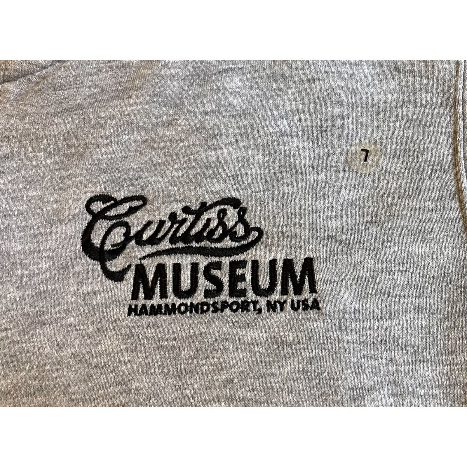 Vintage Curtiss Motorcycle & Aviation Museum Hammondsport New York Sweater Men’s L Grey Size US L / EU 52-54 / 3 - 3 Thumbnail