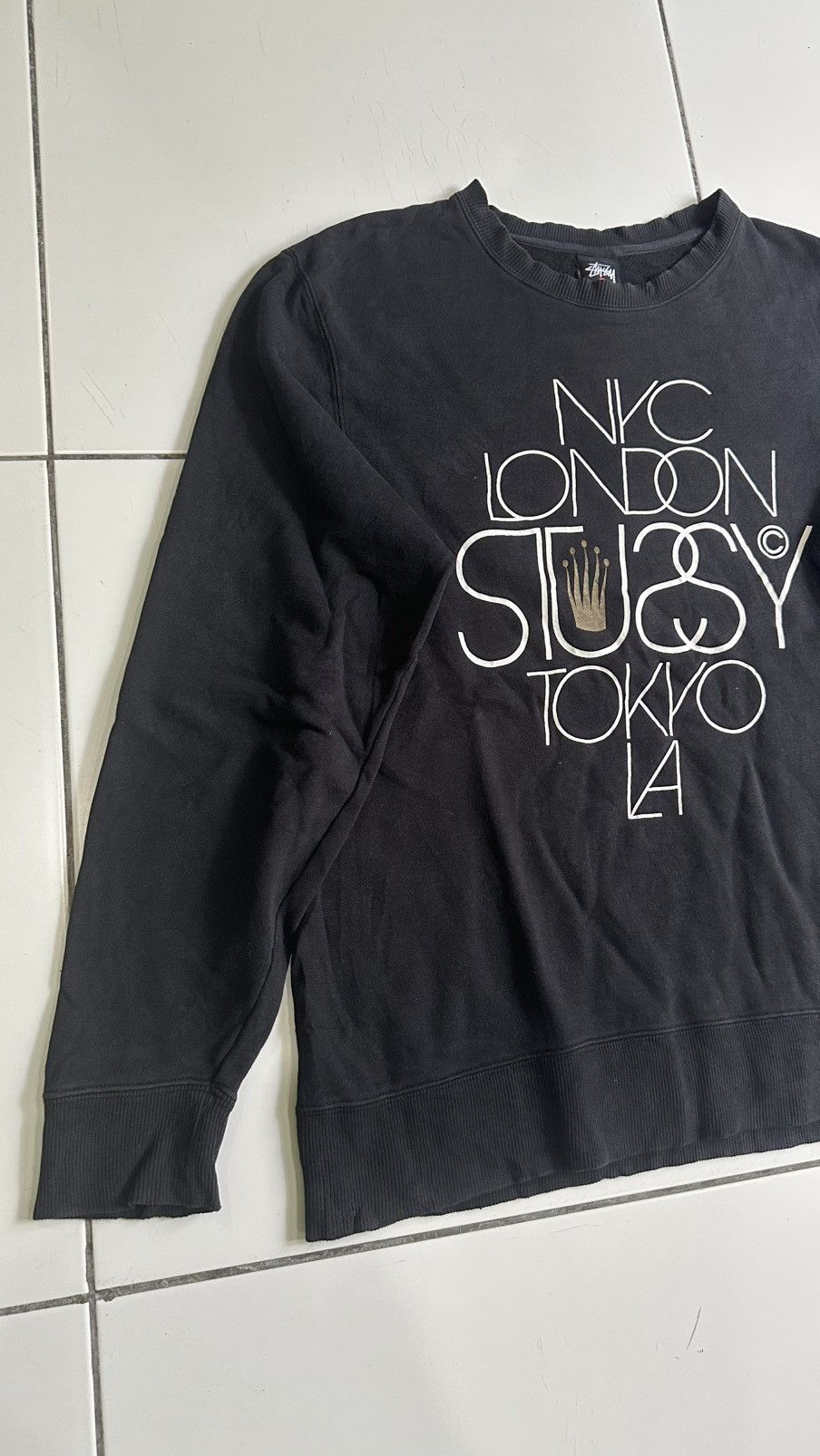 Stussy Vintage Stussy Nyc london tokyo La crewneck Size US L / EU 52-54 / 3 - 2 Thumbnail