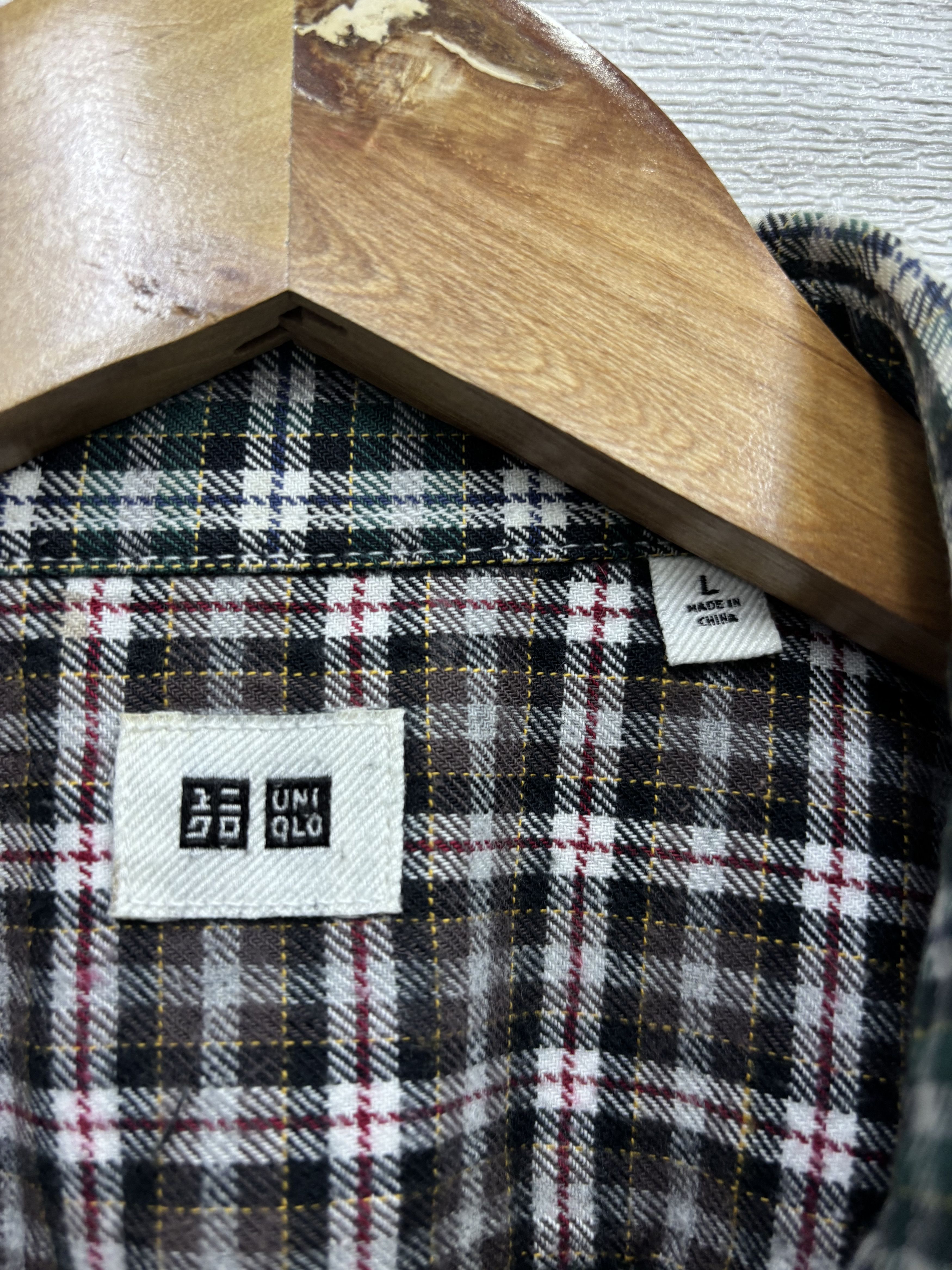 Japanese Brand × Needles × Uniqlo Vintage Flannel Rebuild Style Patcwork Uniqlo Flannel Size US M / EU 48-50 / 2 - 9 Thumbnail