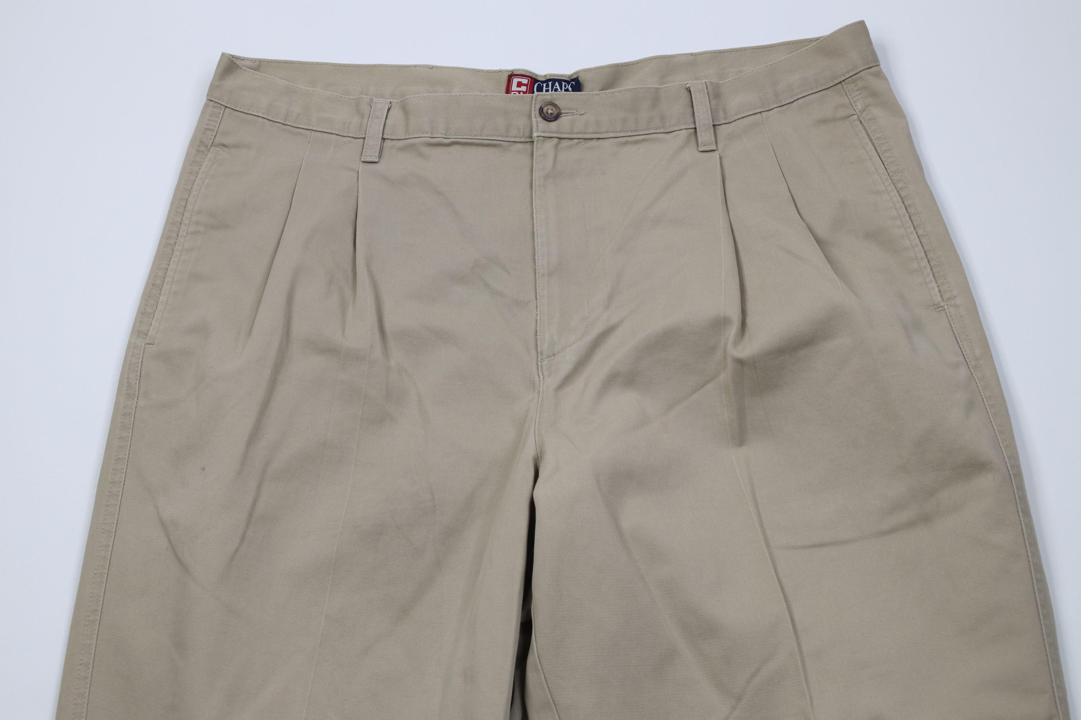 Ralph Lauren Vintage 90s Chaps Ralph Lauren Wide Leg Chino Pants Beige Size US 40 / EU 56 - 2 Thumbnail