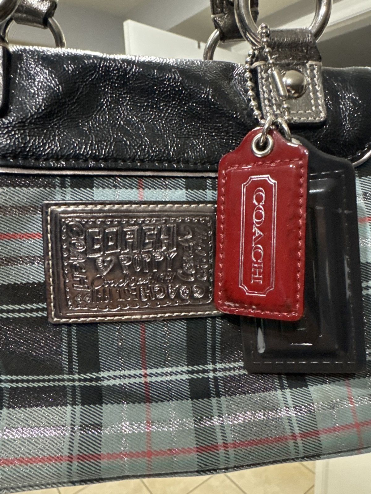 Coach Coach Poppy Tartan Plaid Satchel Bag w/ Hangtags Size ONE SIZE - 7 Thumbnail