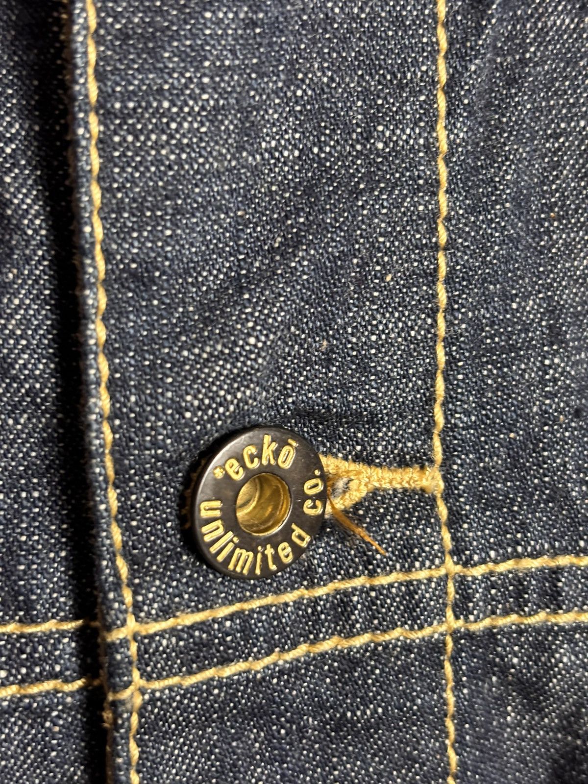 Vintage Ecko Unltd Denim Suede Accents Lightweight Jacket Size US XL / EU 56 / 4 - 4 Thumbnail