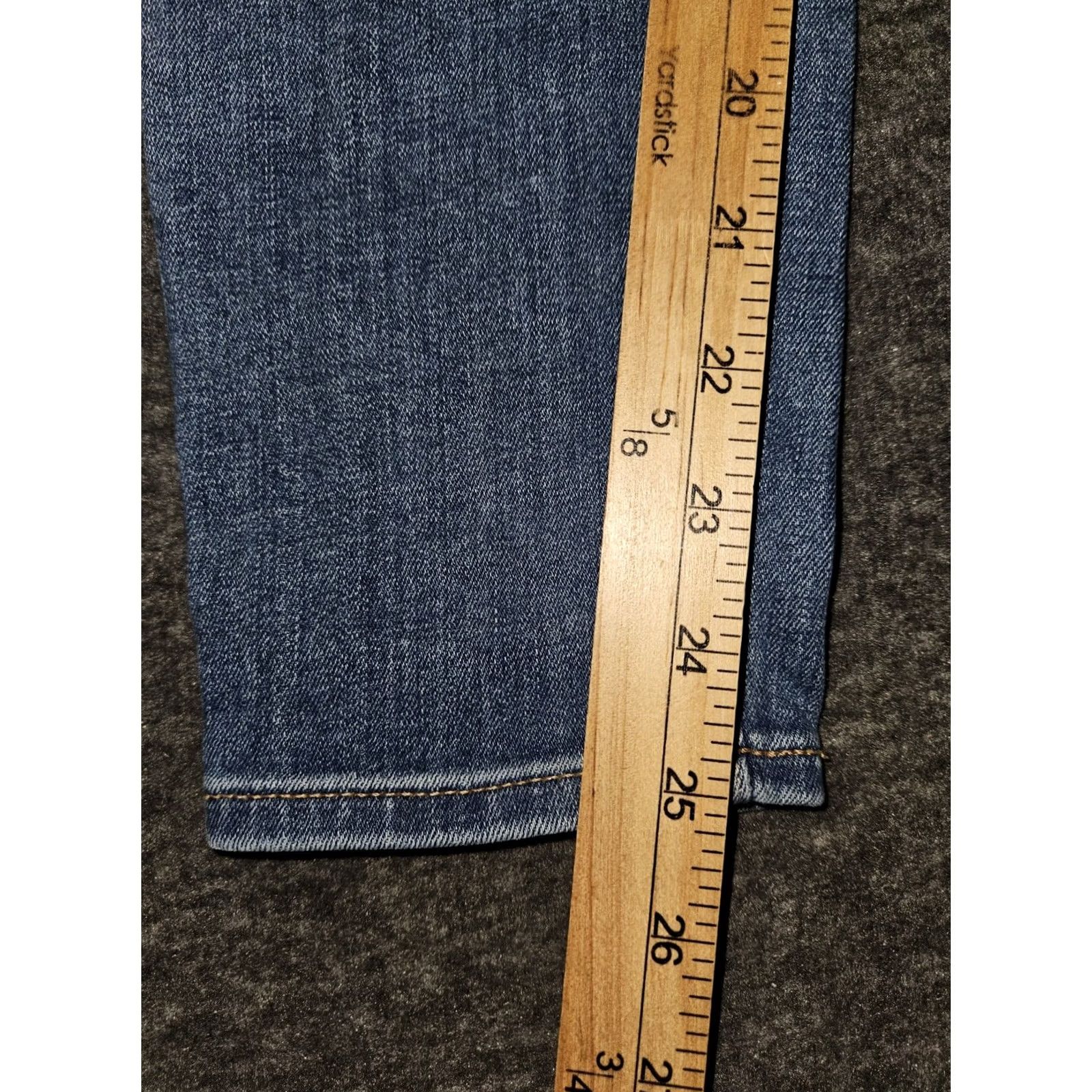 Lucky Brand Lucky Brand Bridgette Crop Jeans Women's 2/26 Button Fly Orta Premium Preppy 90s Size 26" / US 2 / IT 38 - 5 Thumbnail